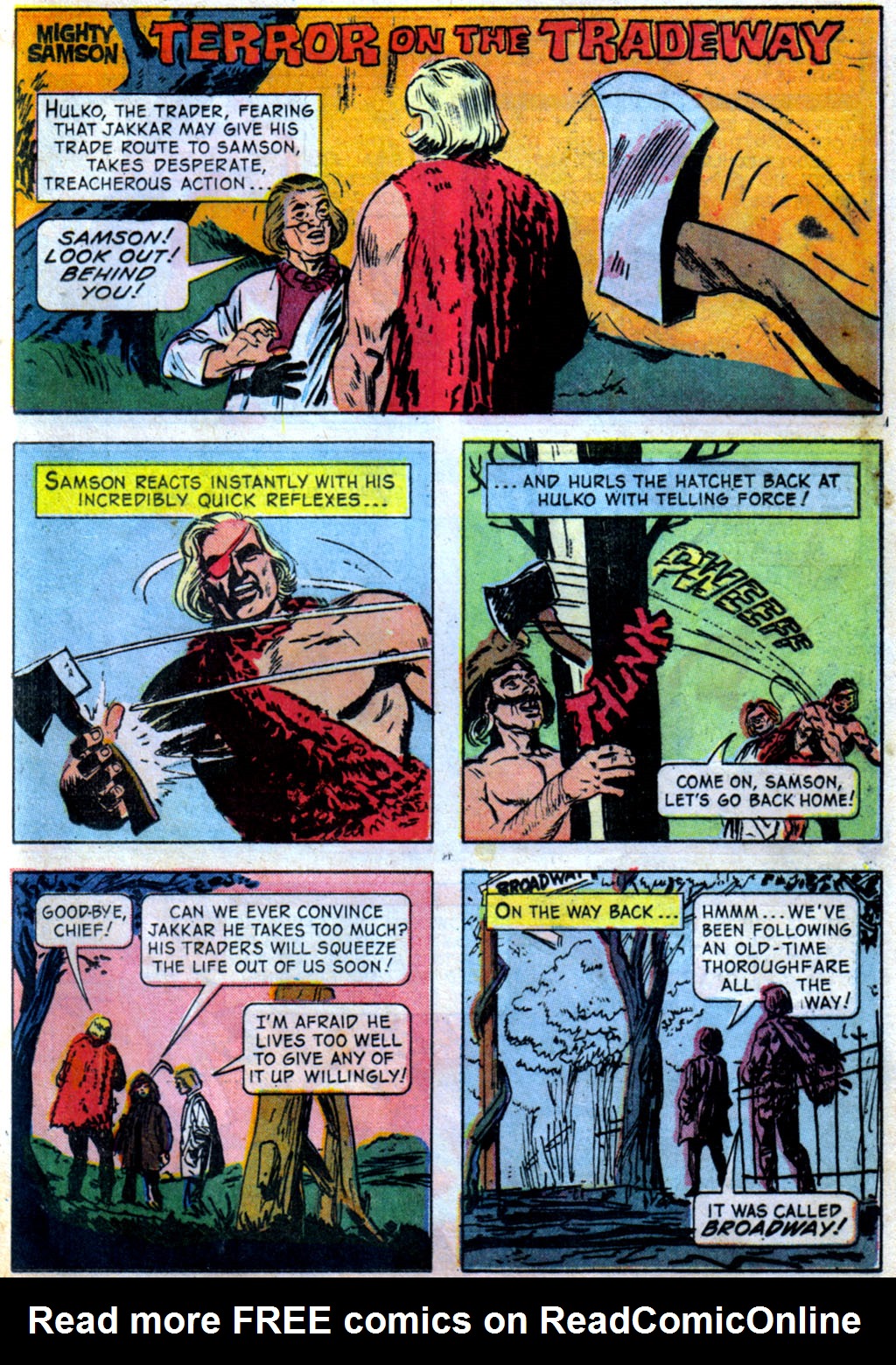 Read online Mighty Samson (1964) comic -  Issue #11 - 21
