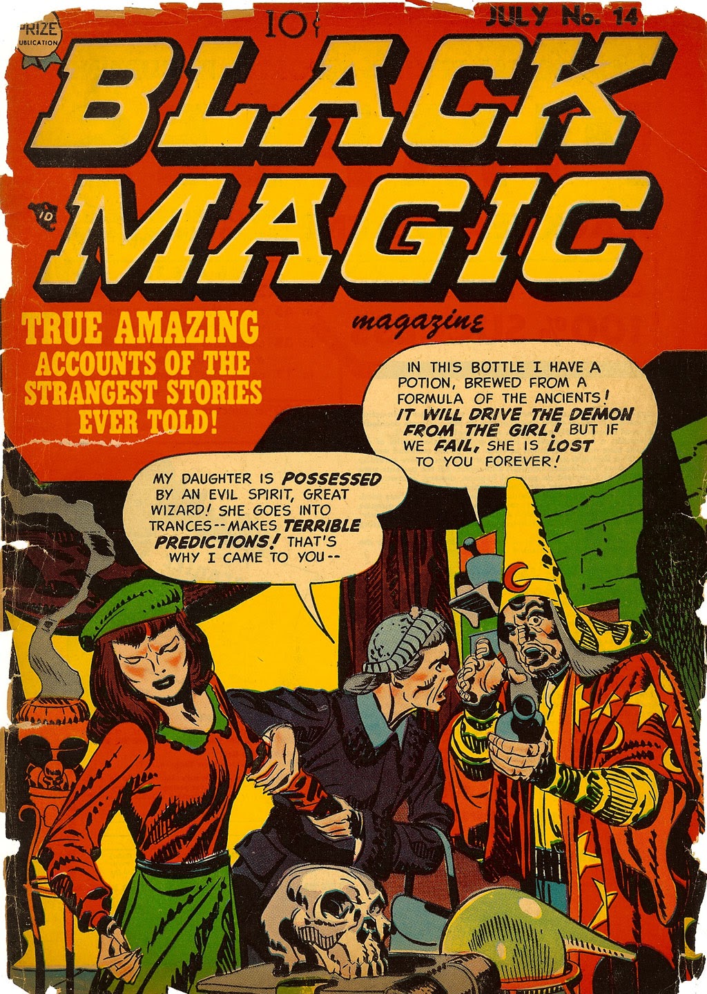 Read online Black Magic (1950) comic -  Issue #14 - 1