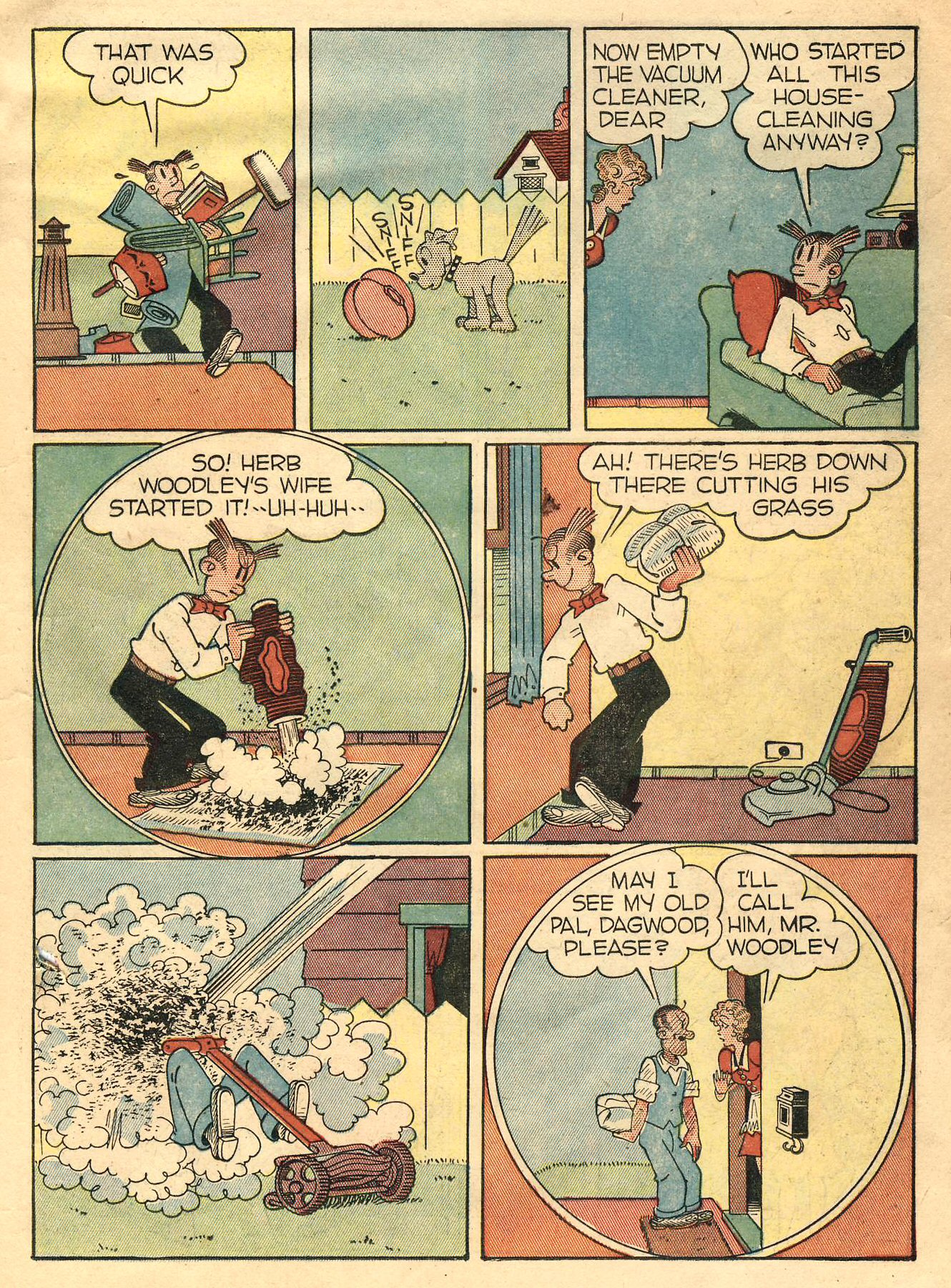 Read online Blondie Comics (1947) comic -  Issue #1 - 11
