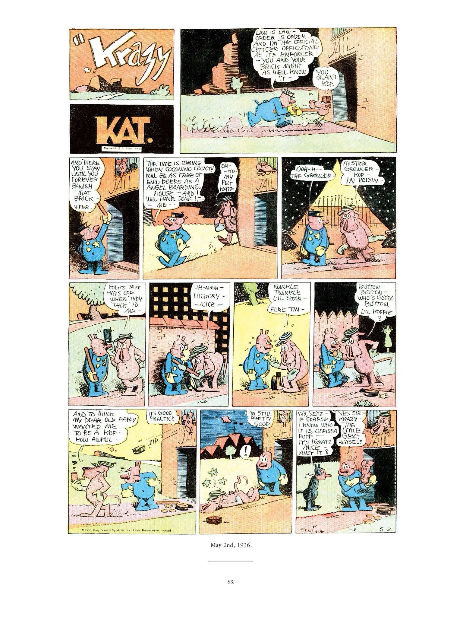 Read online Krazy & Ignatz comic -  Issue # TPB 9 - 81