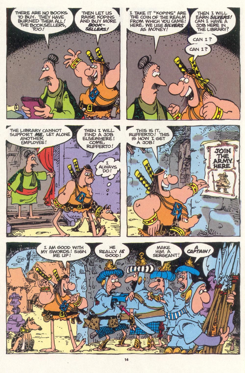 Read online Sergio Aragonés Groo the Wanderer comic -  Issue #106 - 16