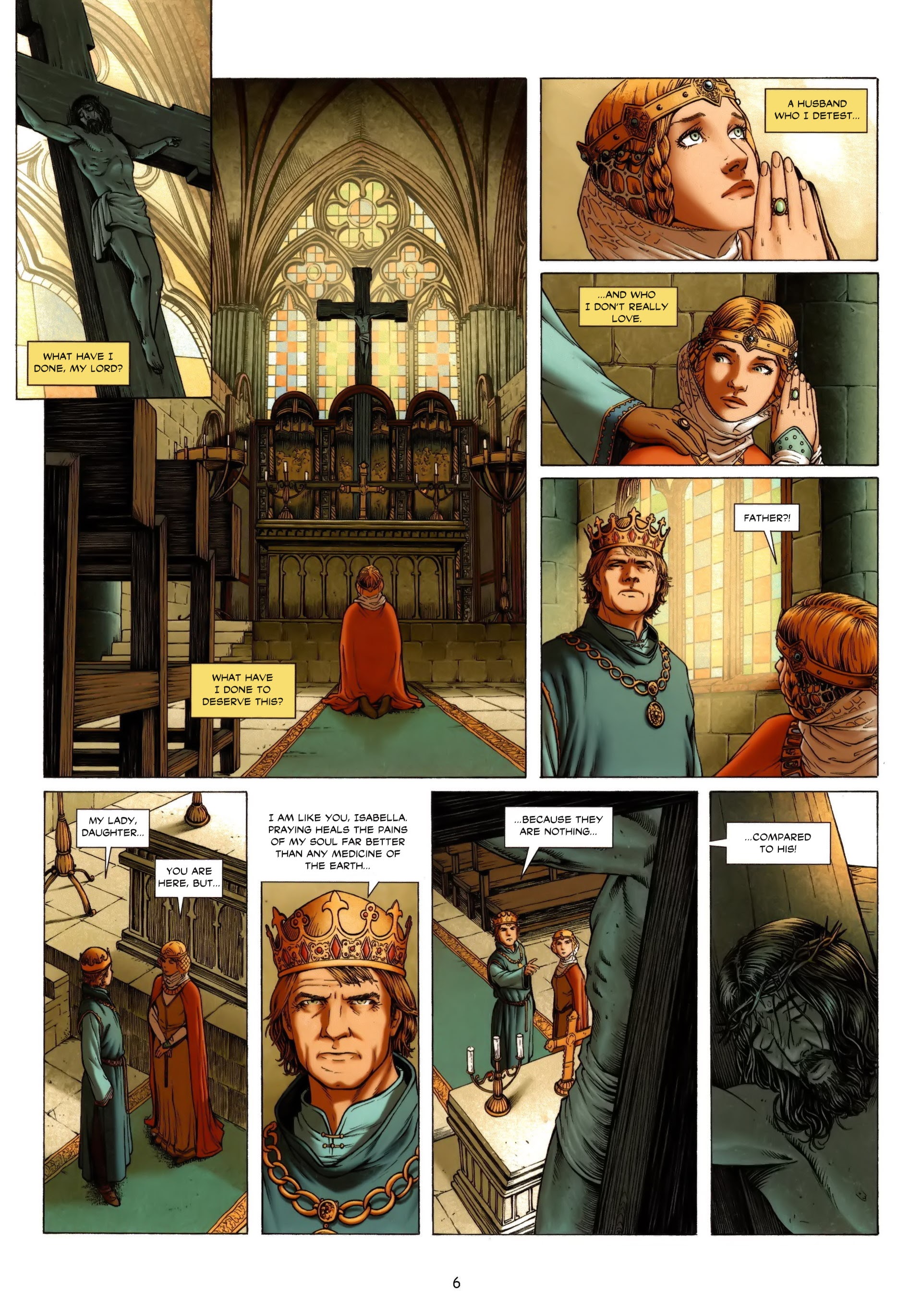 Read online Isabella: She-Wolf of France comic -  Issue #1 - 7