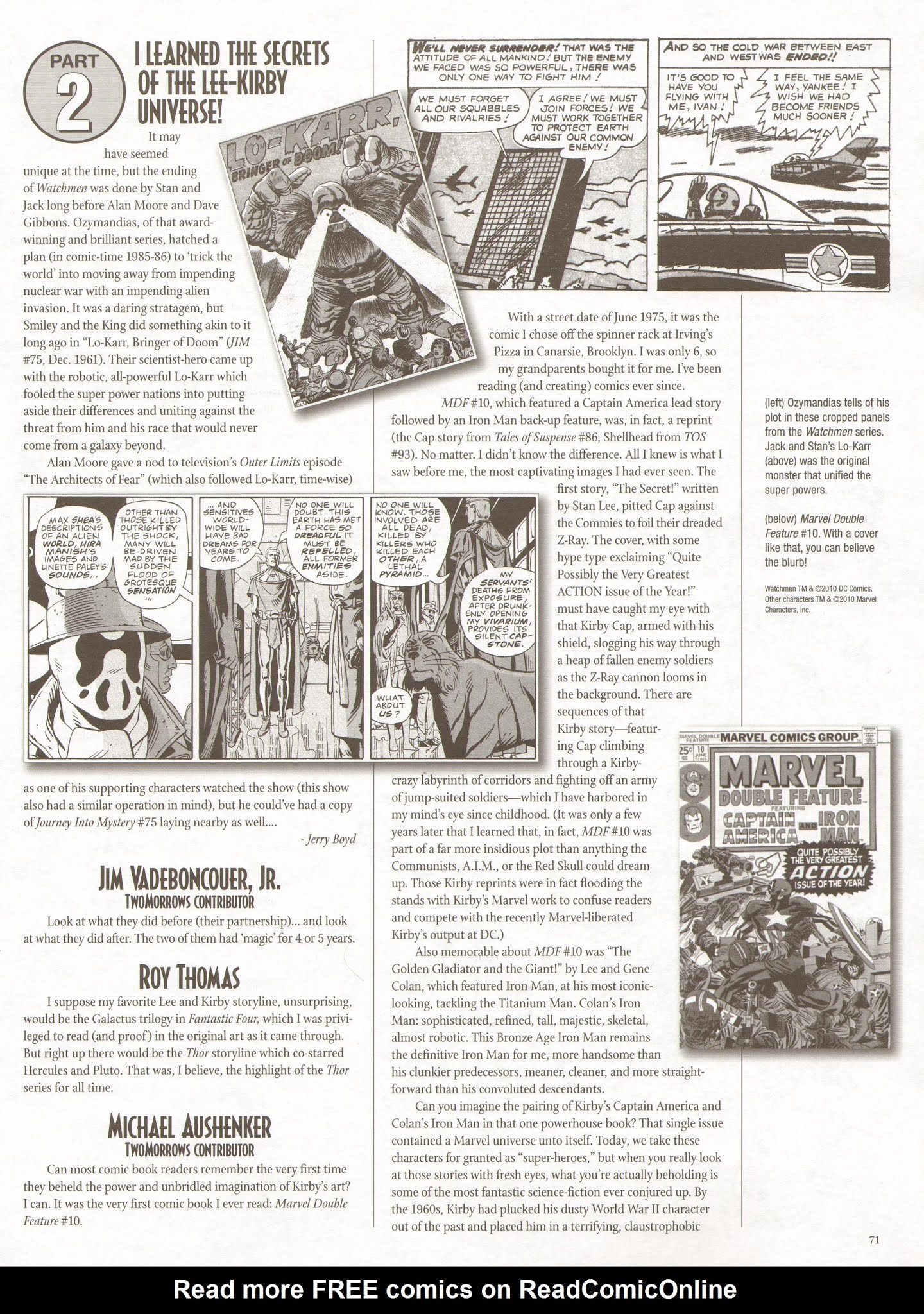 Read online The Jack Kirby Collector comic -  Issue #54 - 68