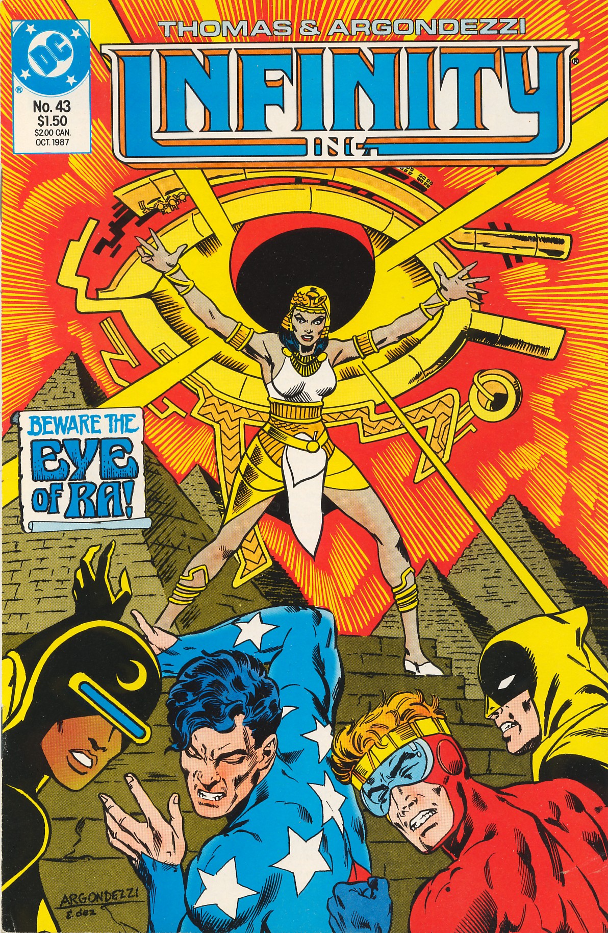 Read online Infinity Inc. (1984) comic -  Issue #43 - 1