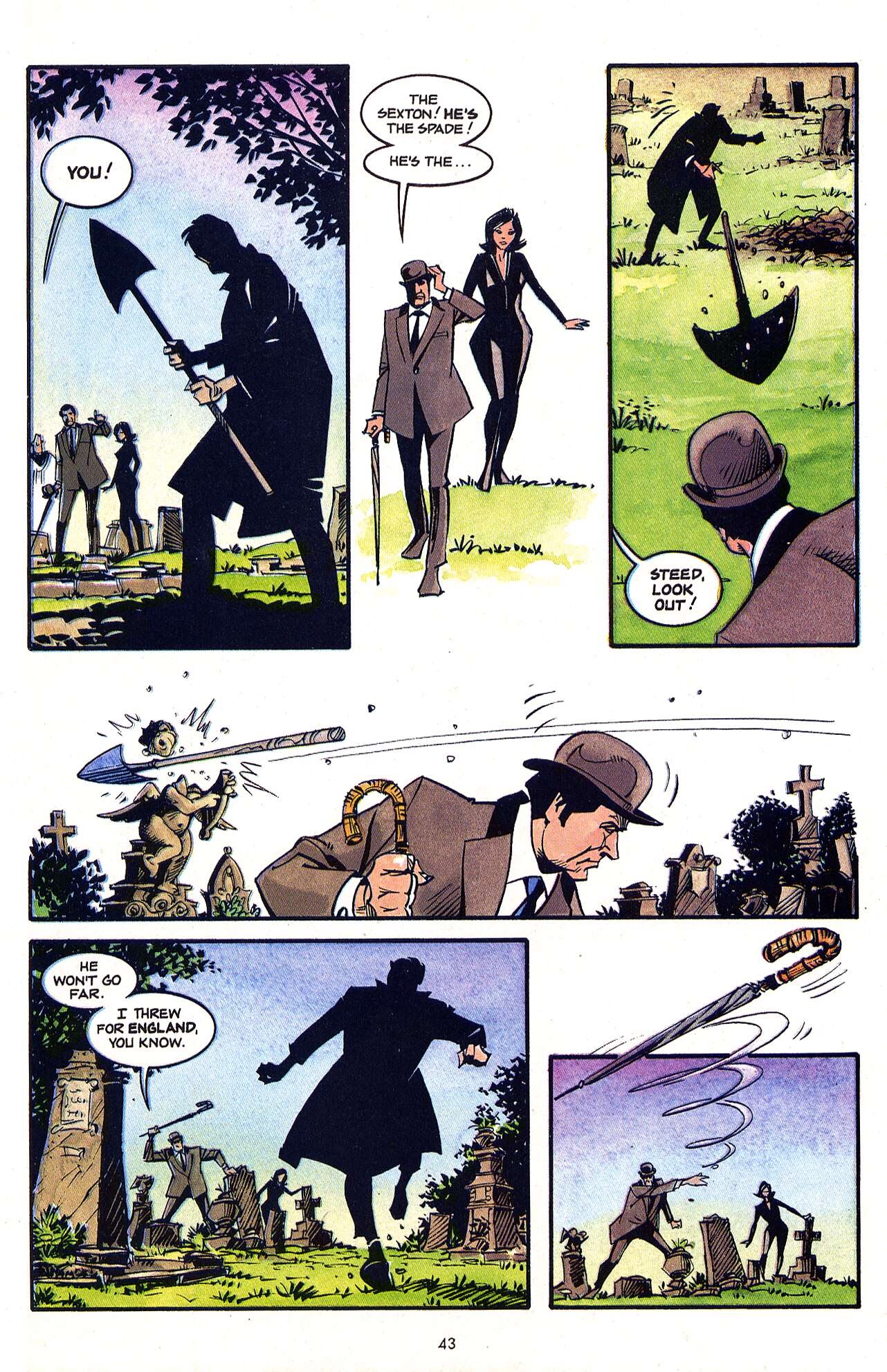 Read online Steed and Mrs. Peel (2012) comic -  Issue #1 - 45