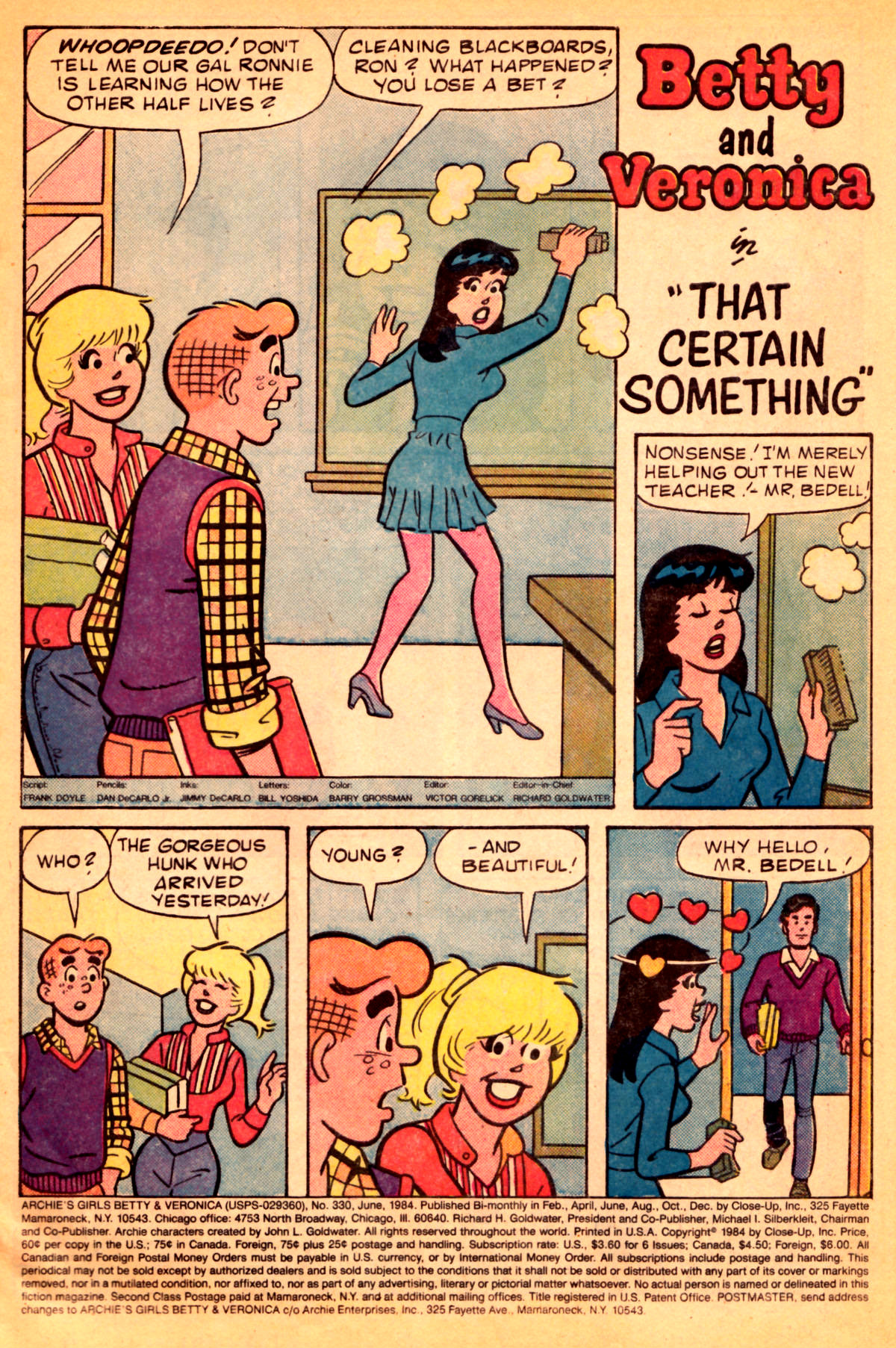 Read online Archie's Girls Betty and Veronica comic -  Issue #330 - 2