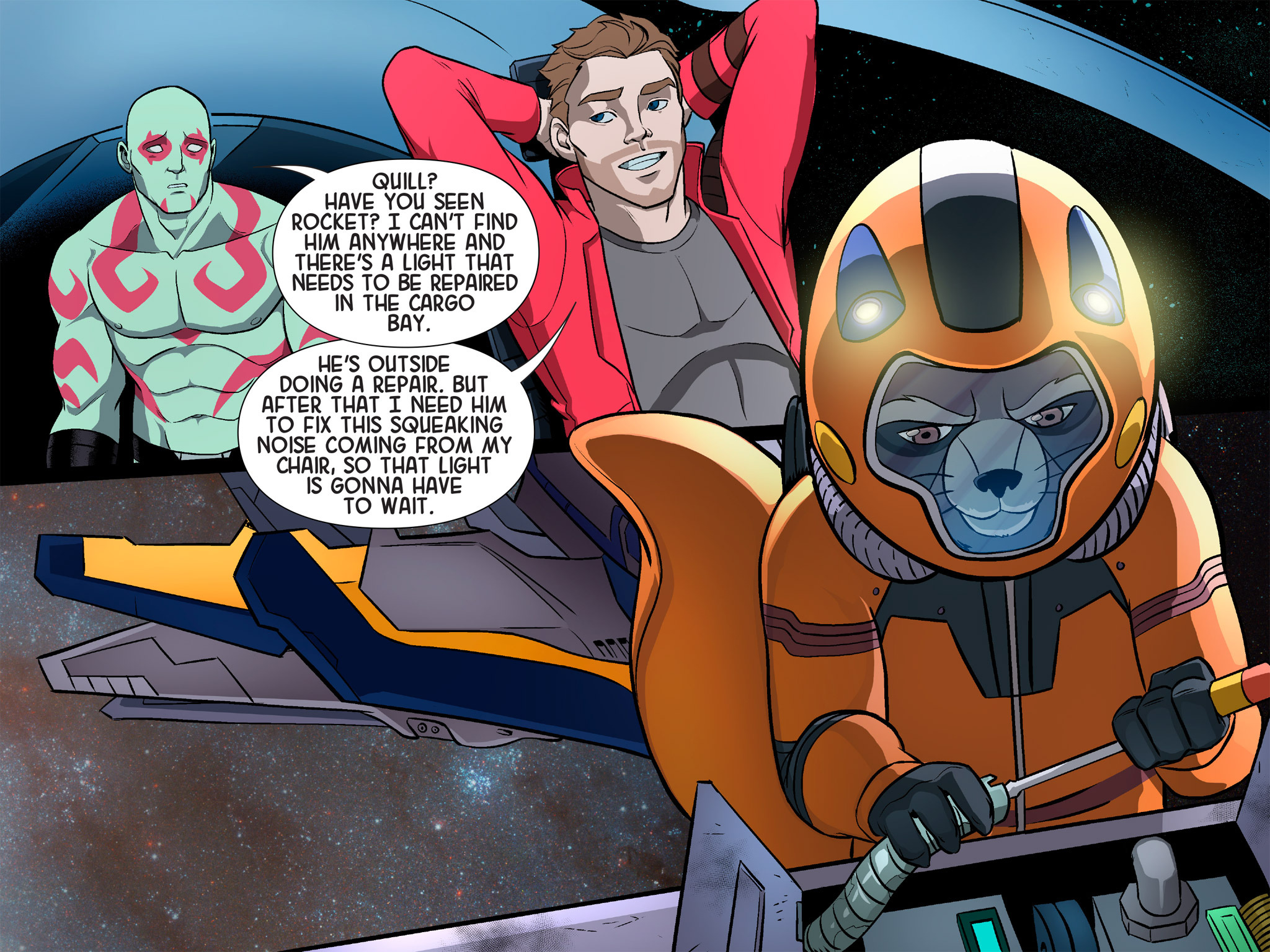 Read online Guardians of the Galaxy: Awesome Mix Infinite Comic comic -  Issue #6 - 7