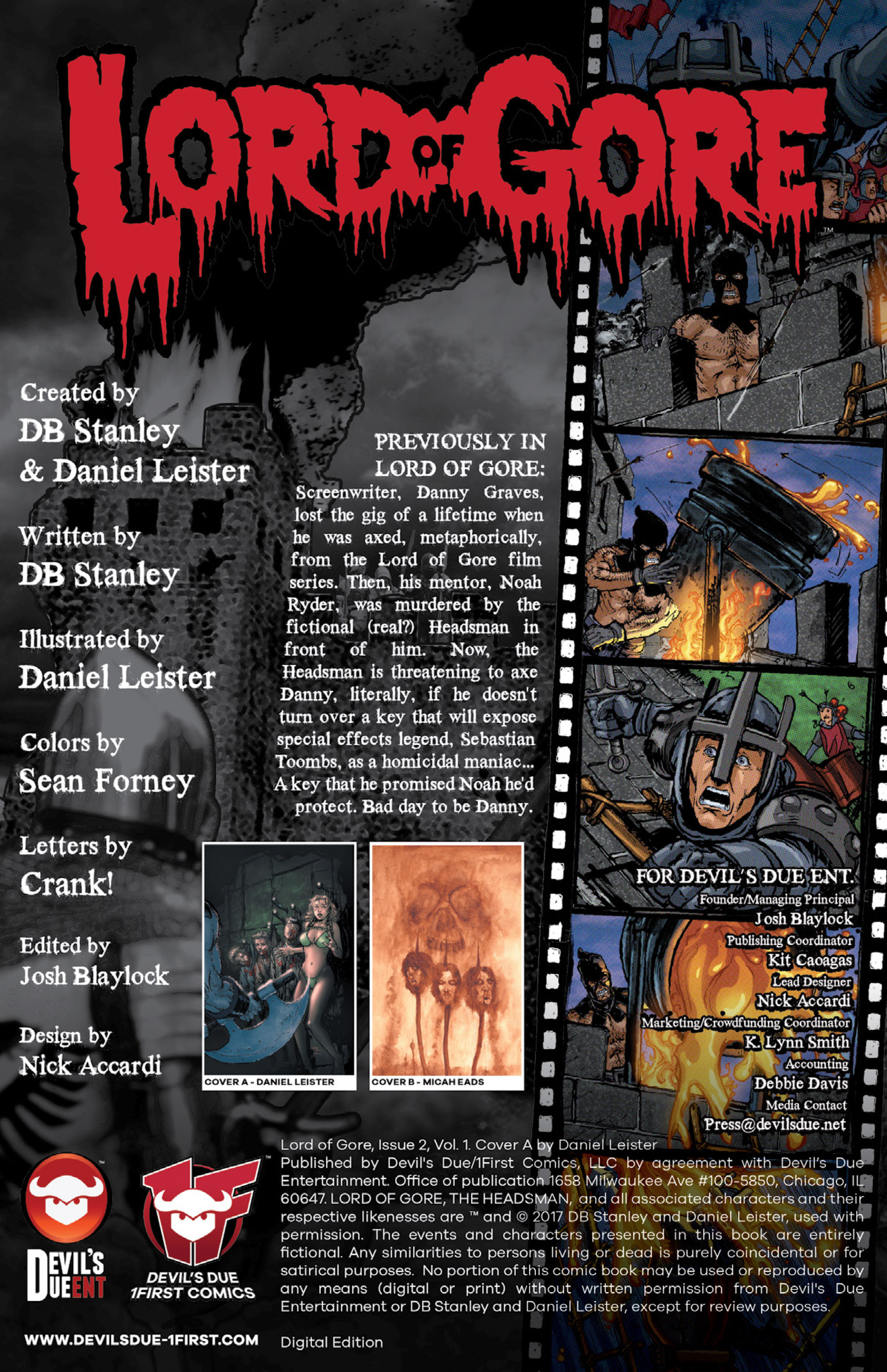 Read online Lord of Gore comic -  Issue #2 - 2