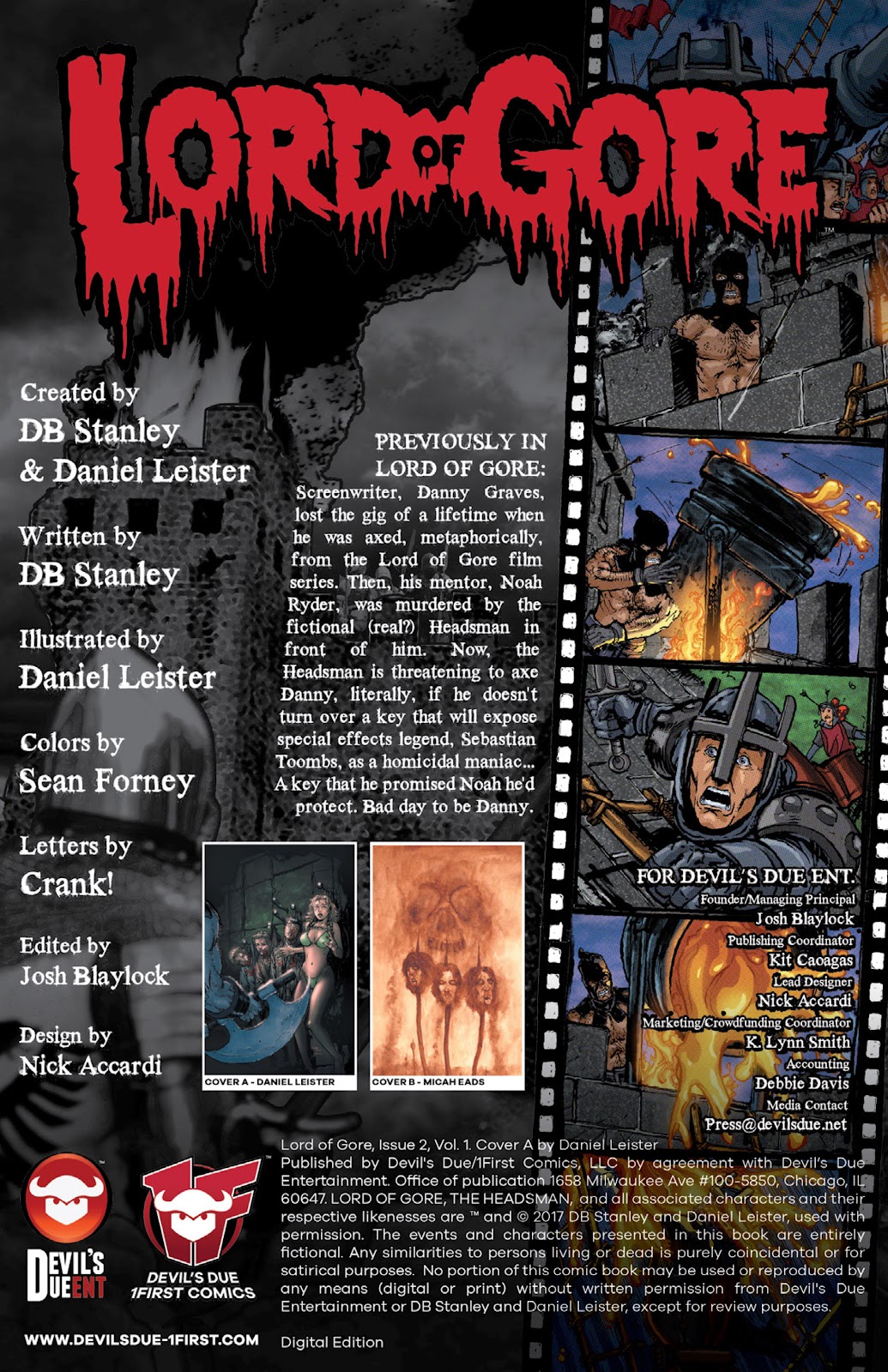 Lord of Gore issue 2 - Page 2