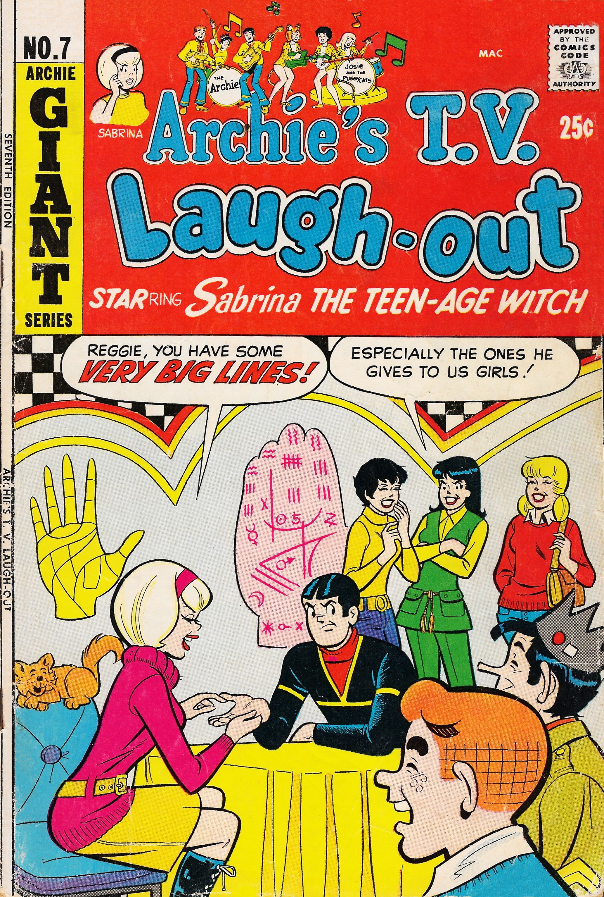 Read online Archie's TV Laugh-Out comic -  Issue #7 - 1