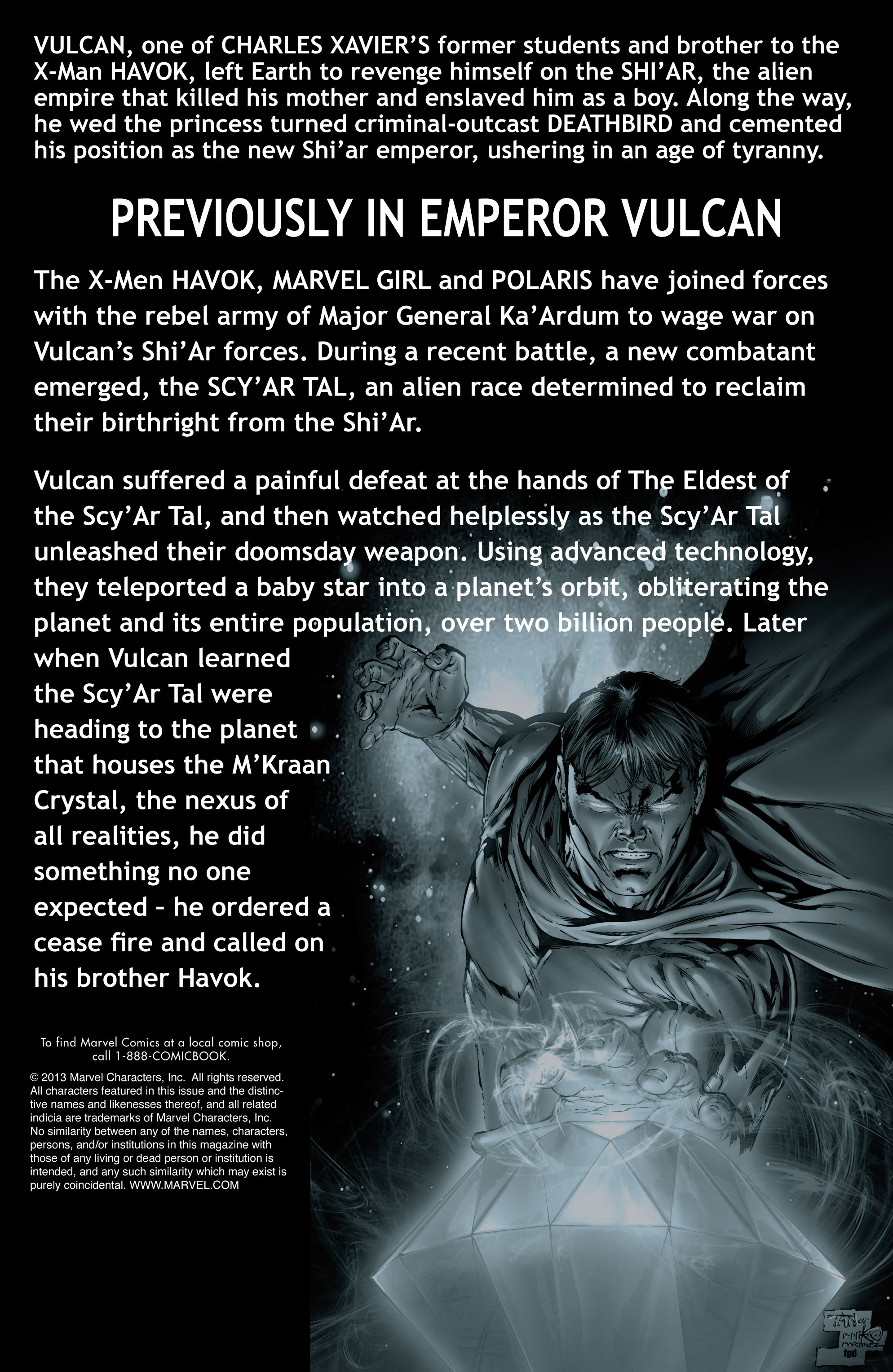 Read online X-Men: Emperor Vulcan comic -  Issue #3 - 3