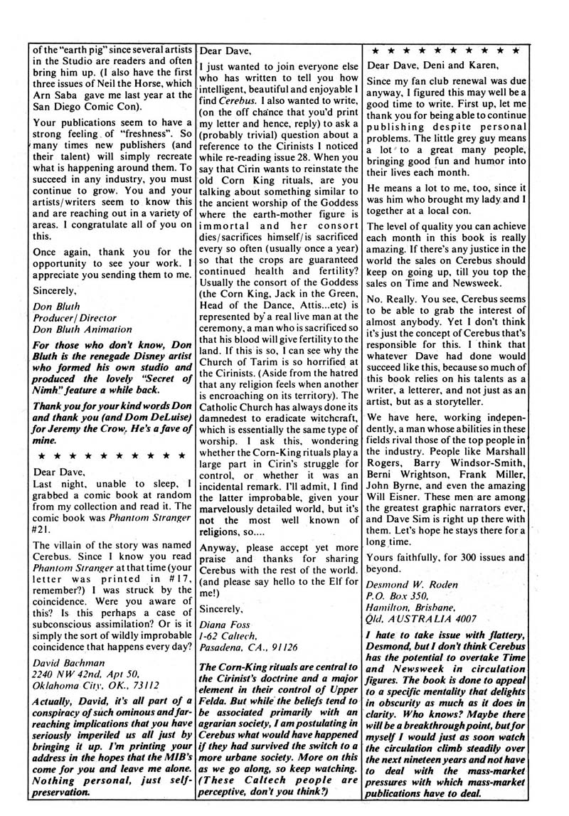 Read online Cerebus comic -  Issue #63 - 33