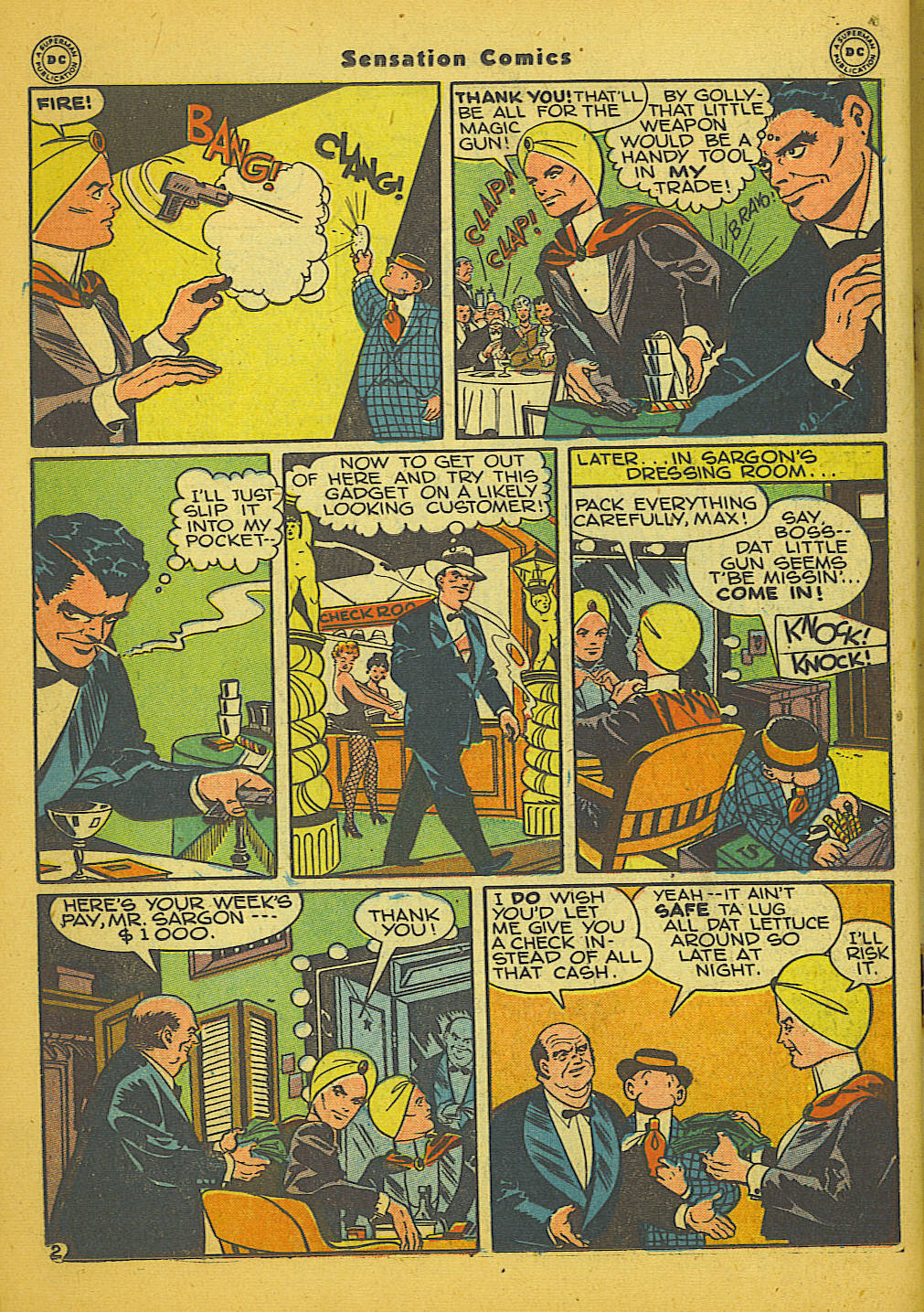 Read online Sensation (Mystery) Comics comic -  Issue #66 - 26