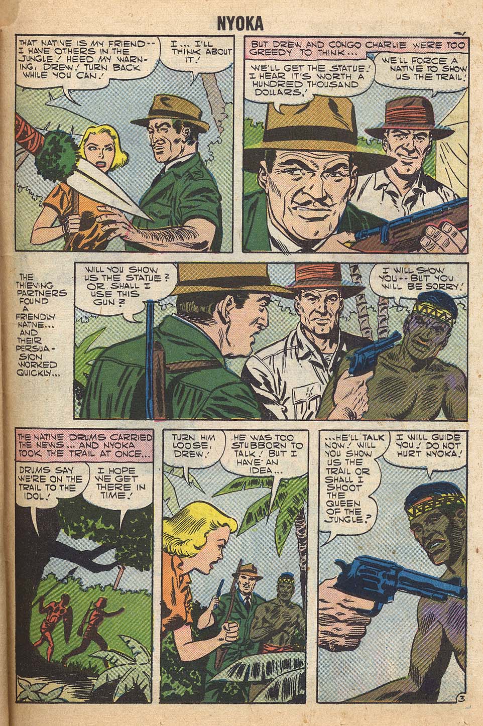 Read online Nyoka the Jungle Girl (1955) comic -  Issue #22 - 23
