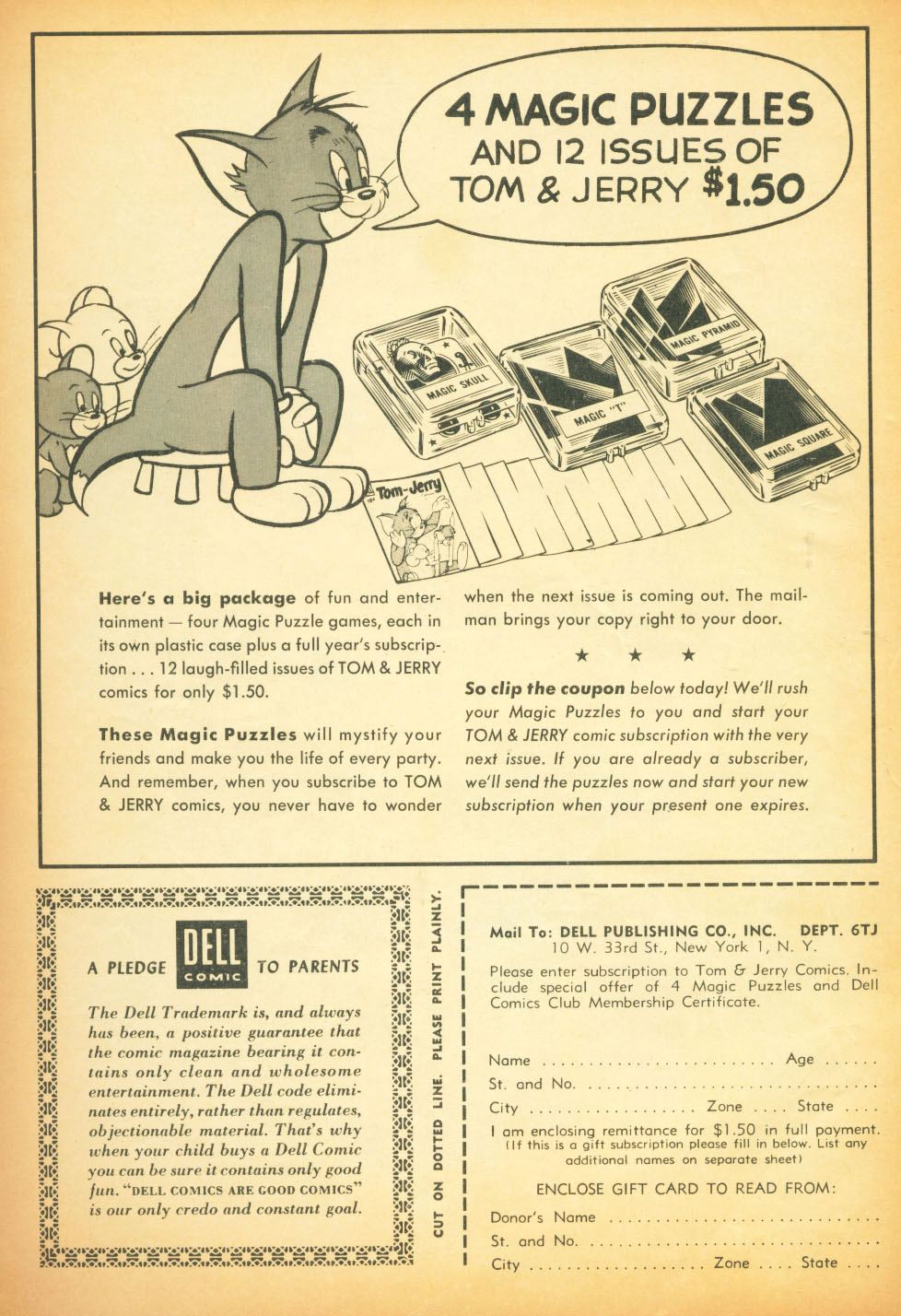 Read online Tom & Jerry Comics comic -  Issue #143 - 2