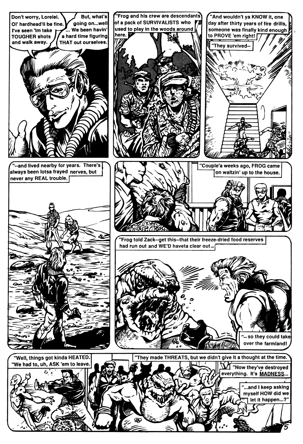 Read online Ex-Mutants (1986) comic -  Issue #8 - 7