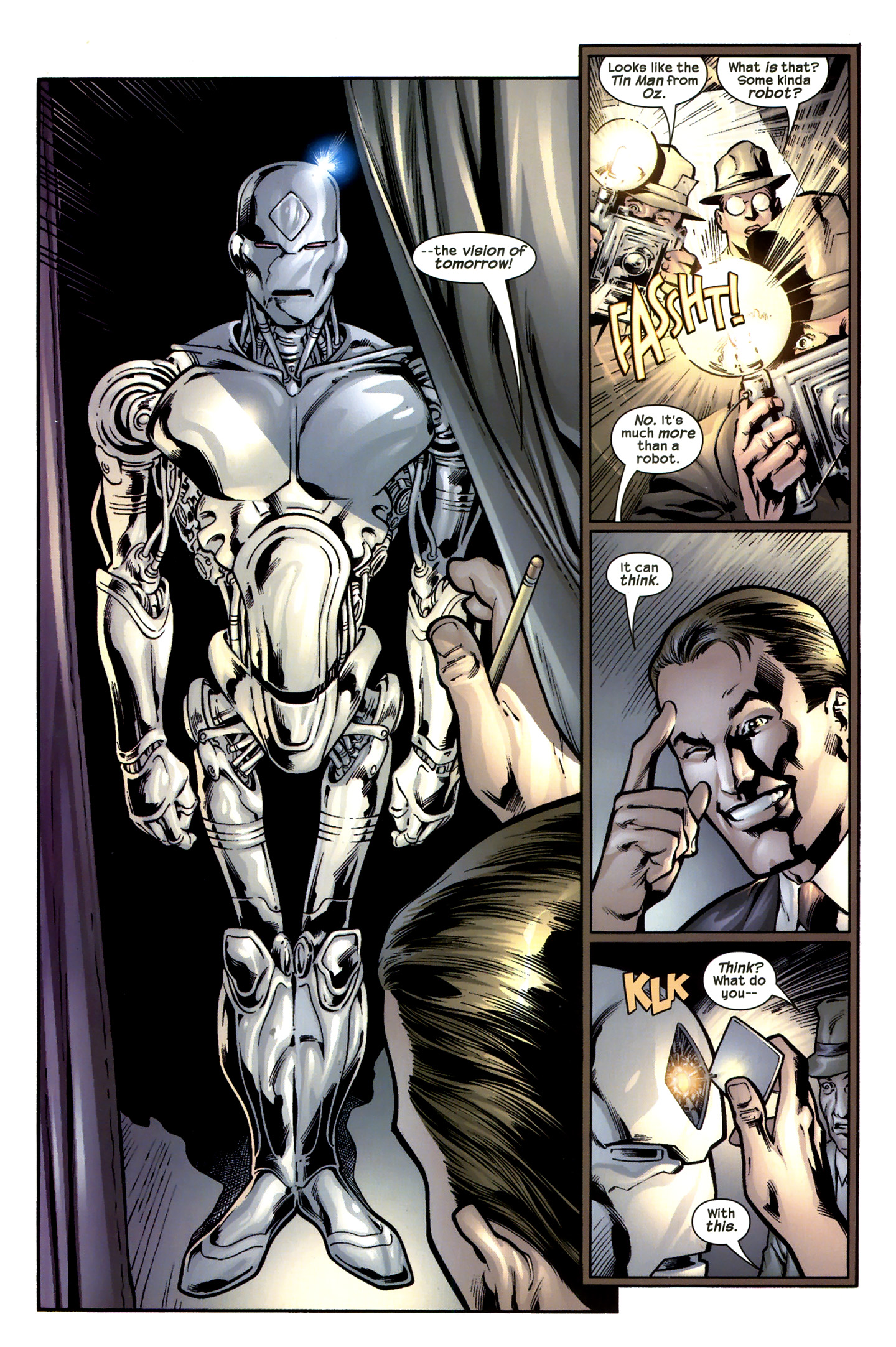 Read online Avengers Icons: The Vision comic -  Issue #1 - 9