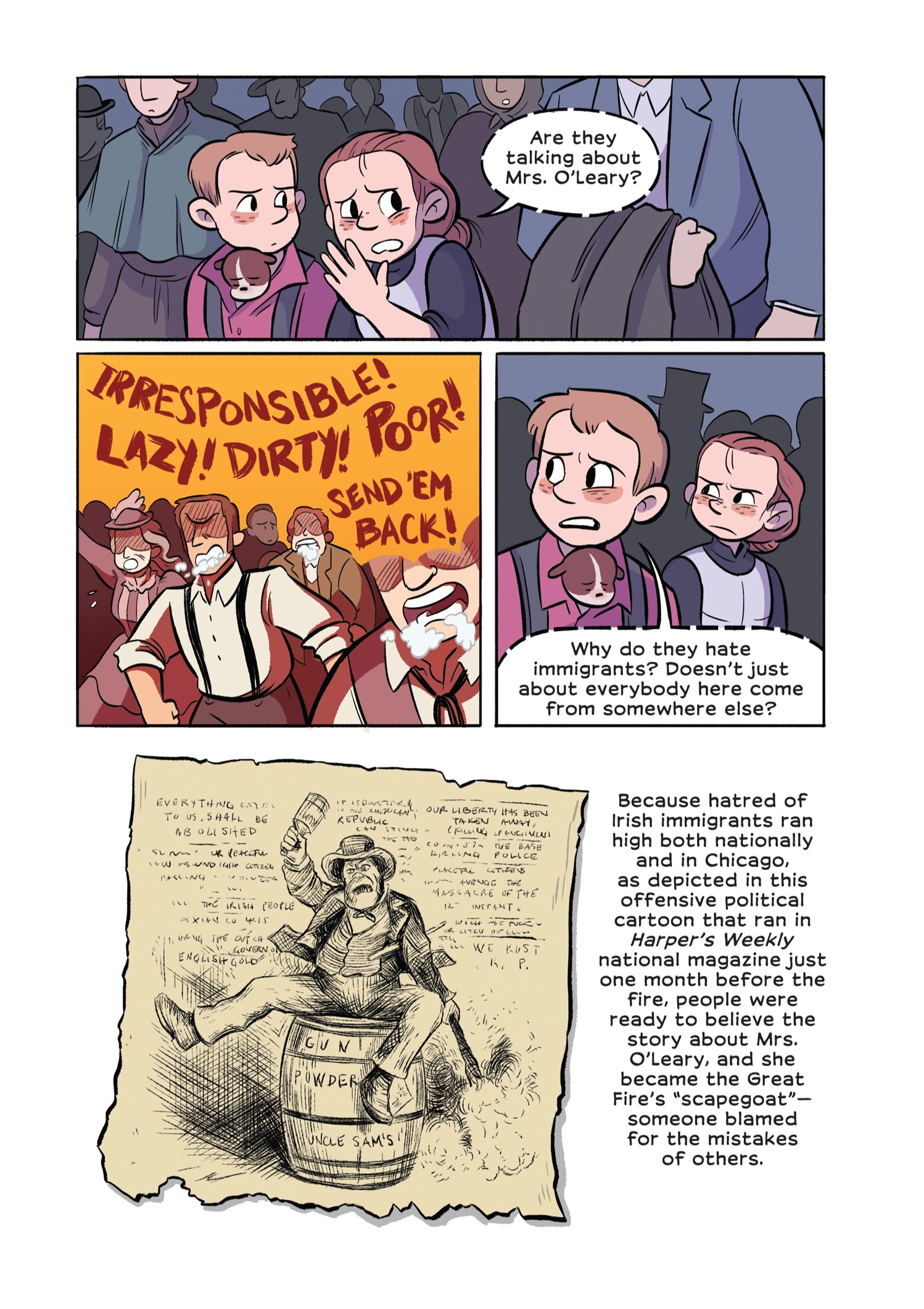 Read online History Comics comic -  Issue # The Great Chicago Fire: Rising From the Ashes - 33