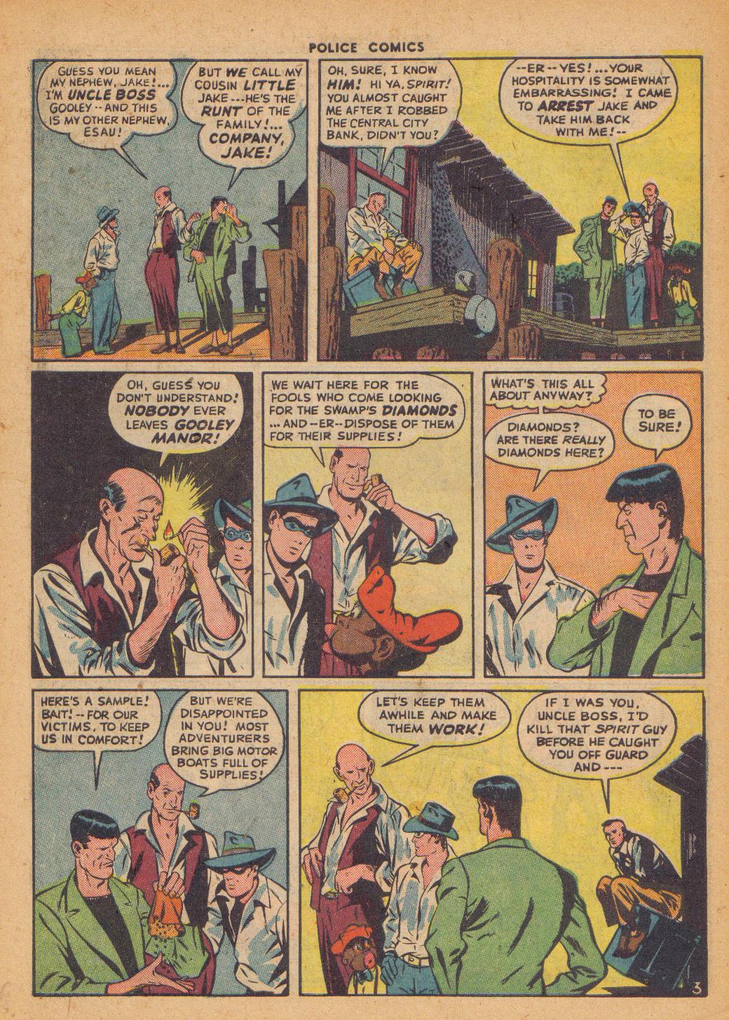 Read online Police Comics comic -  Issue #56 - 54