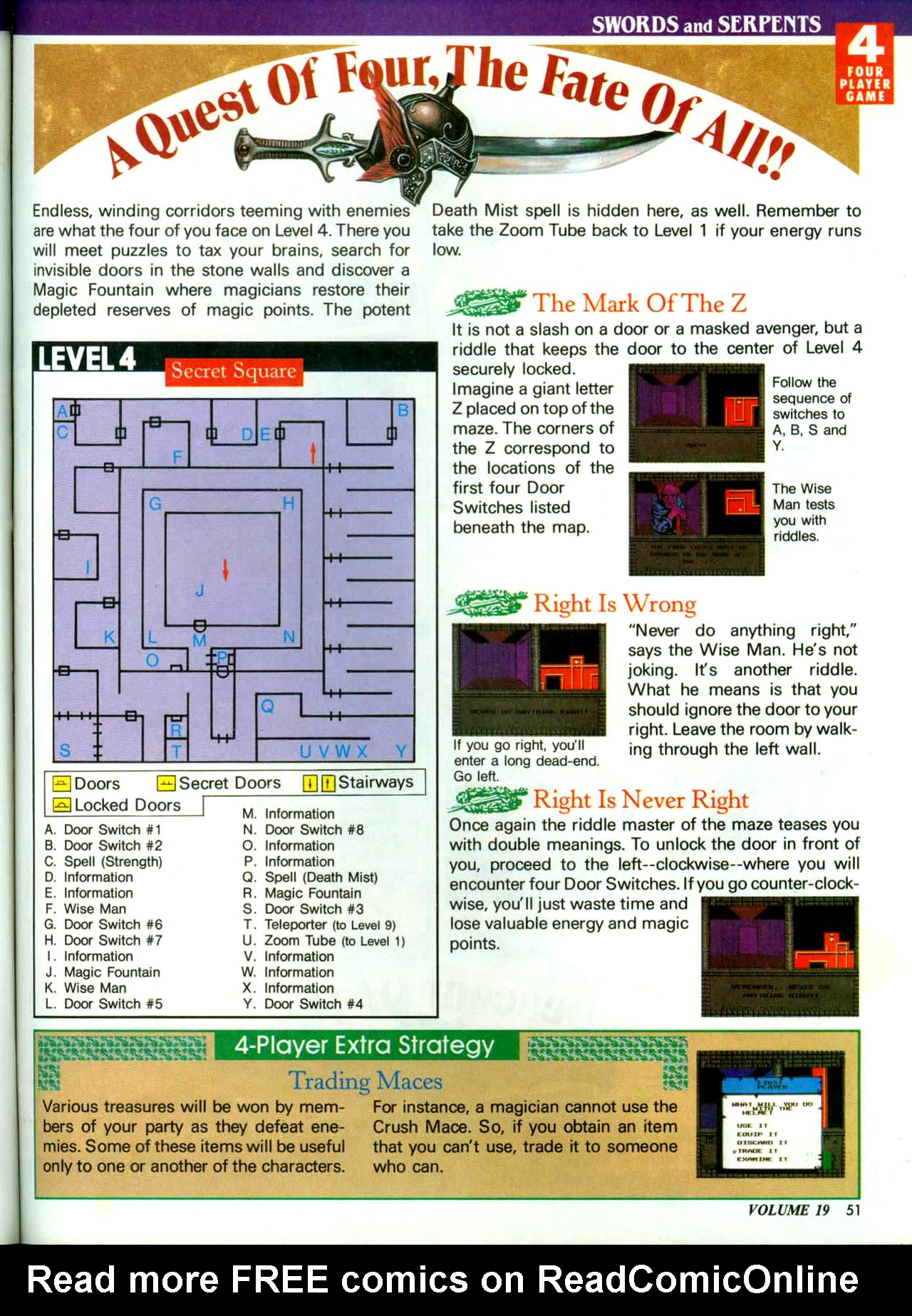 Read online Nintendo Power comic -  Issue #19 - 52