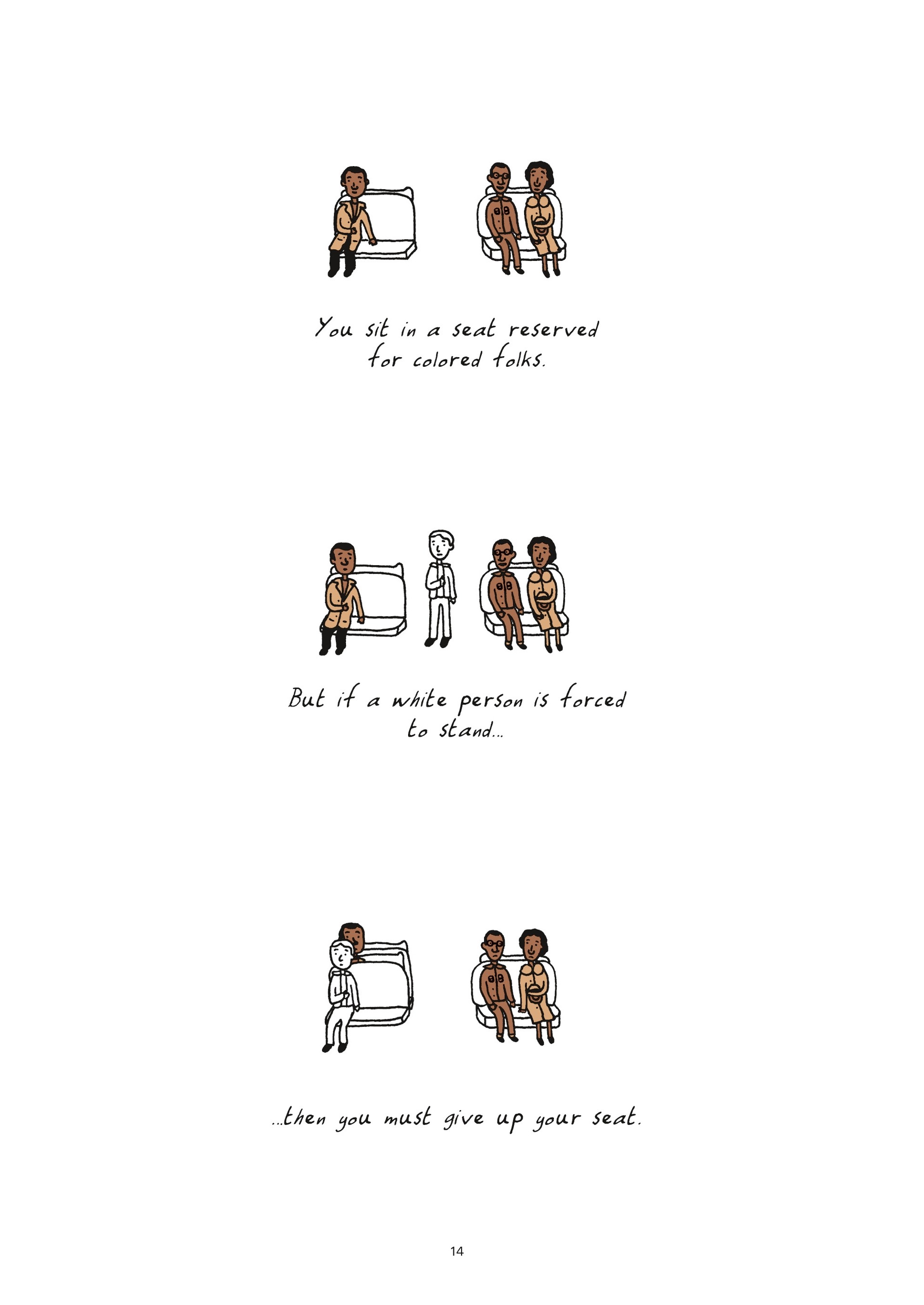 Read online Colored: The Unsung Life of Claudette Colvin comic -  Issue # TPB - 14