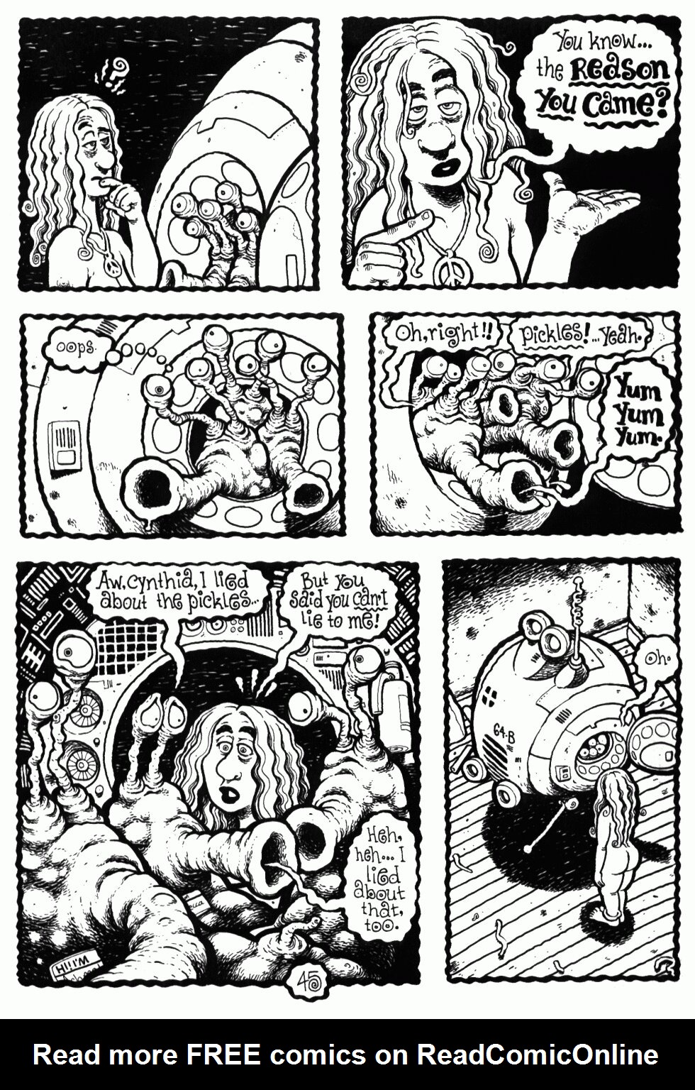 Read online Cynthia Petal's Really Fantastic Alien Sex Frenzy! comic -  Issue # Full - 46