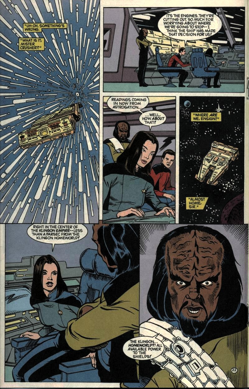 Read online Star Trek: The Next Generation (1989) comic -  Issue #24 - 23