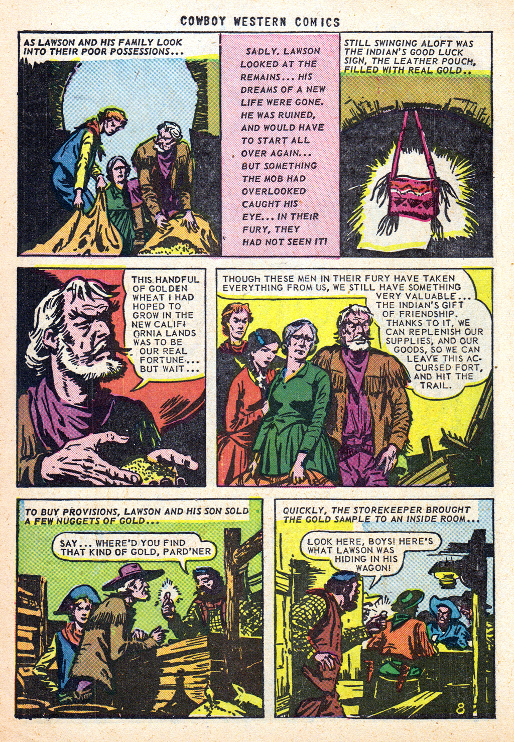 Read online Cowboy Western Comics (1948) comic -  Issue #39 - 10