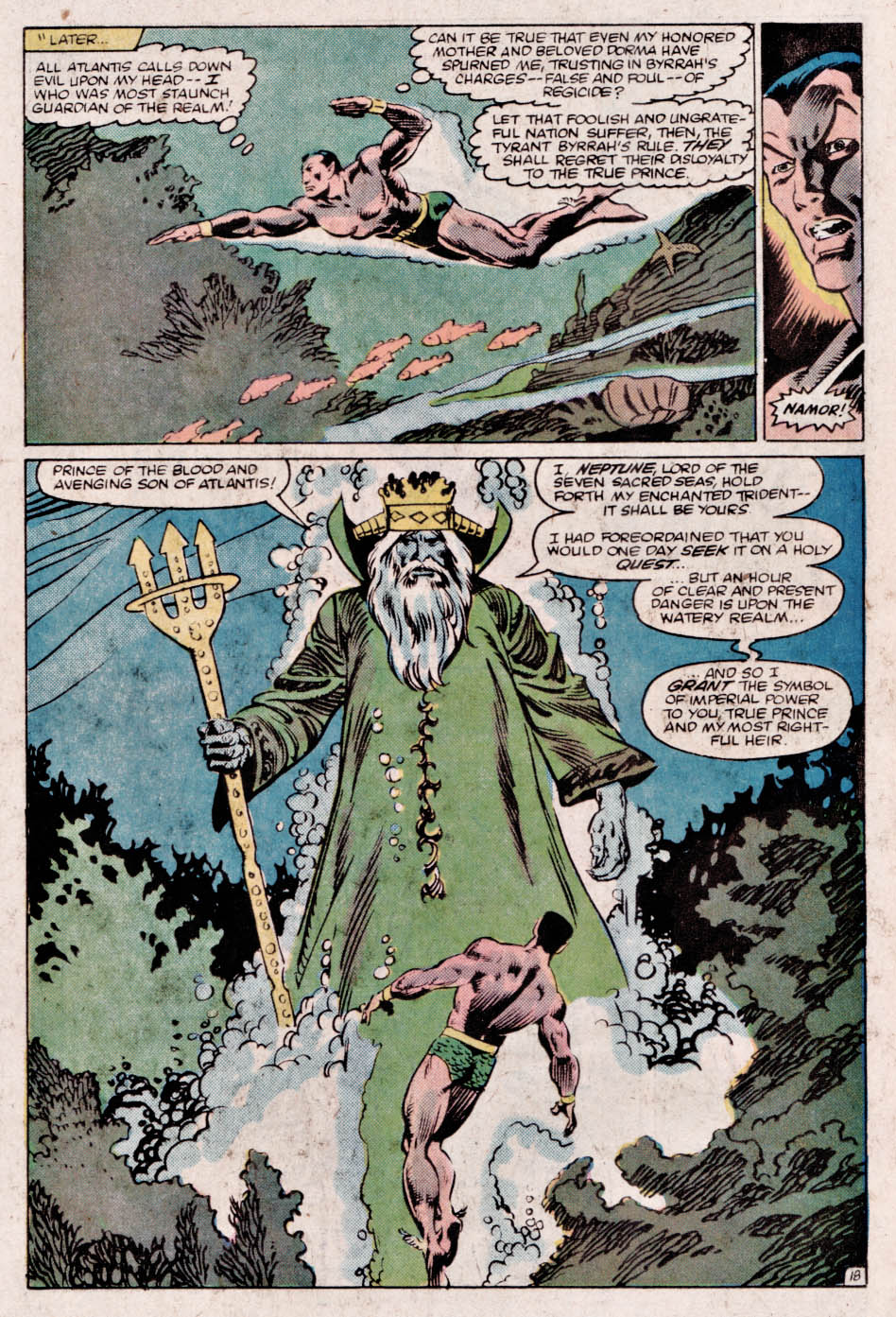 Read online What If? (1977) comic -  Issue #41 - The Sub-mariner had saved Atlantis from its destiny - 18