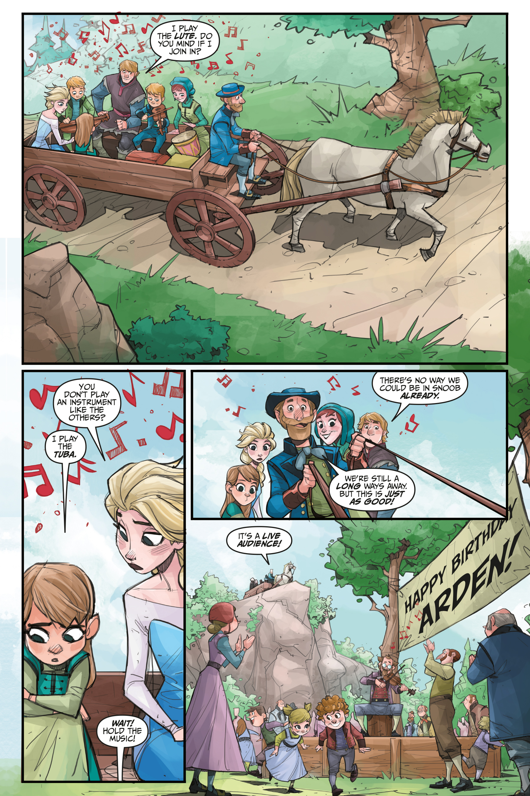 Read online Disney Frozen: Reunion Road comic -  Issue # _TPB - 37