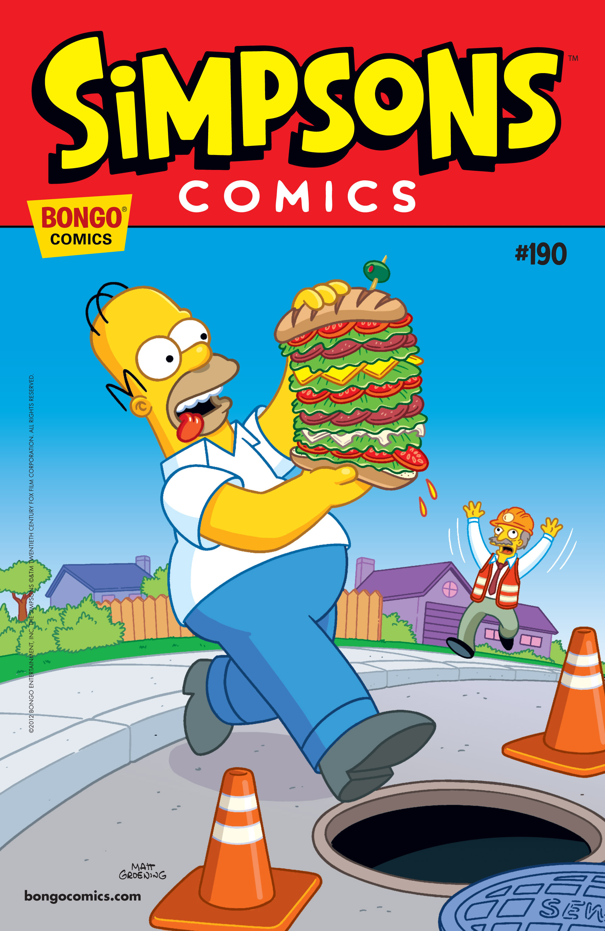 Read online Simpsons Comics comic -  Issue #190 - 1