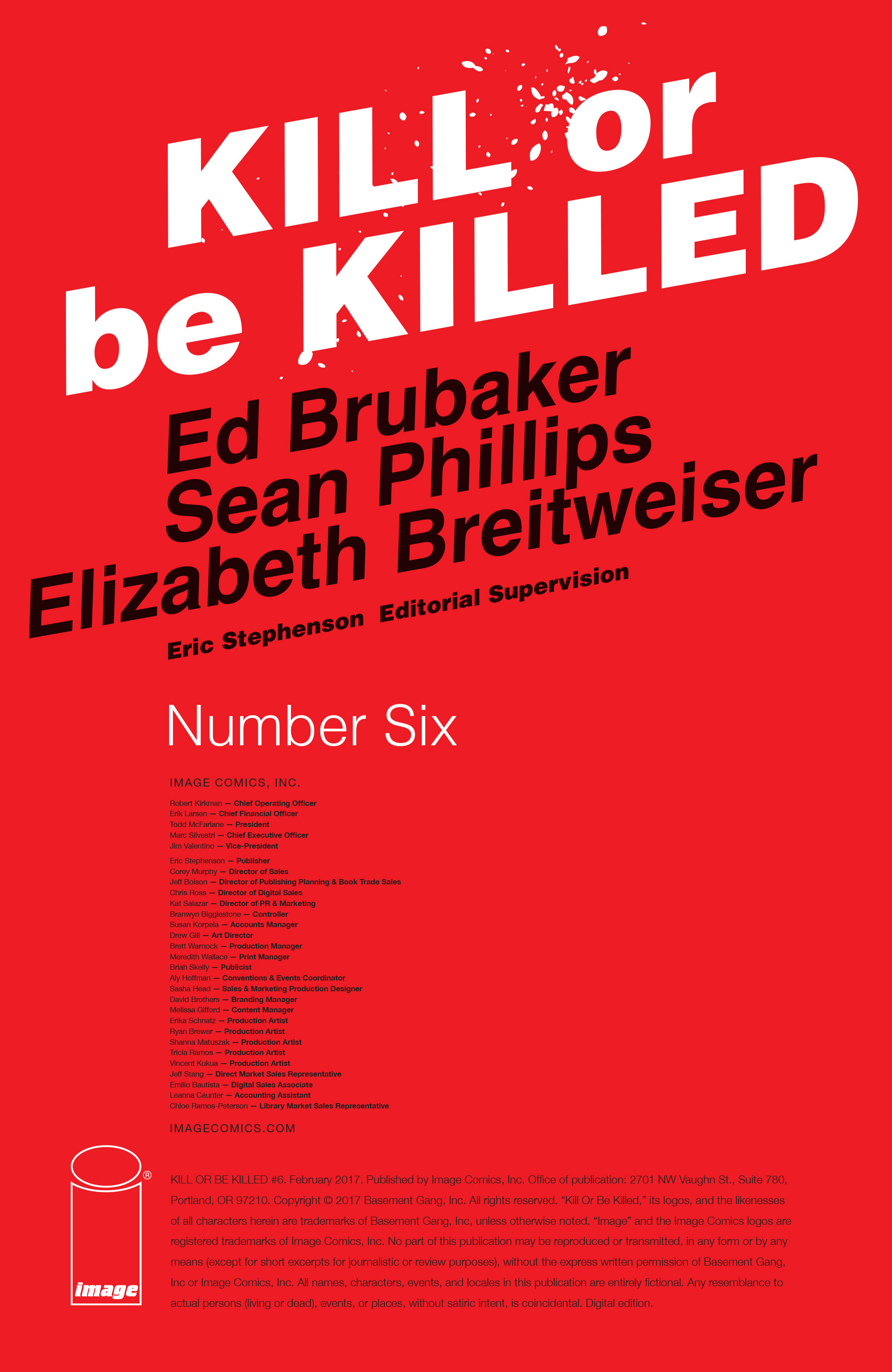 Read online Kill or Be Killed comic -  Issue #6 - 2