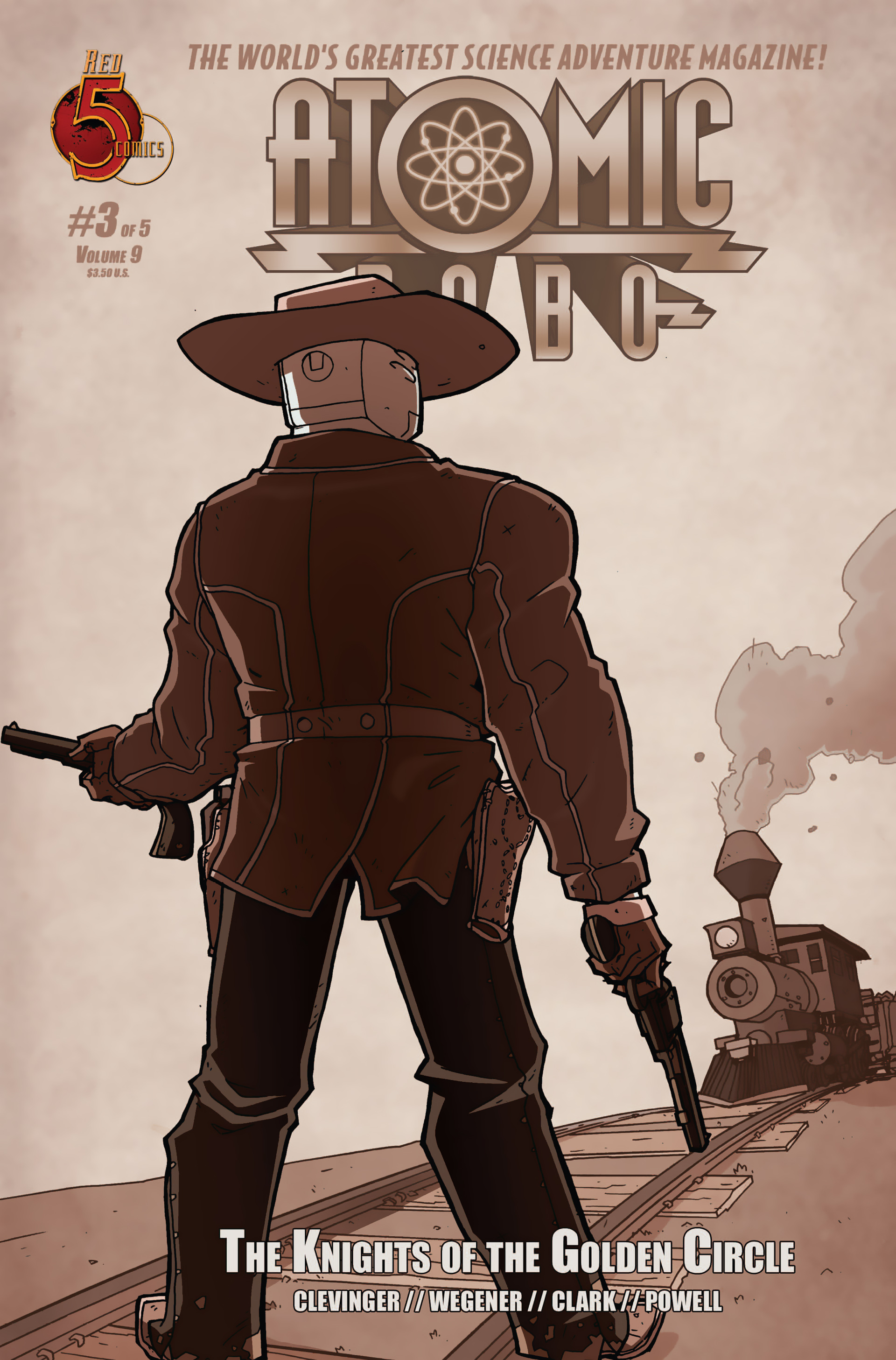 Read online Atomic Robo and the Knights of the Golden Circle comic -  Issue #3 - 1