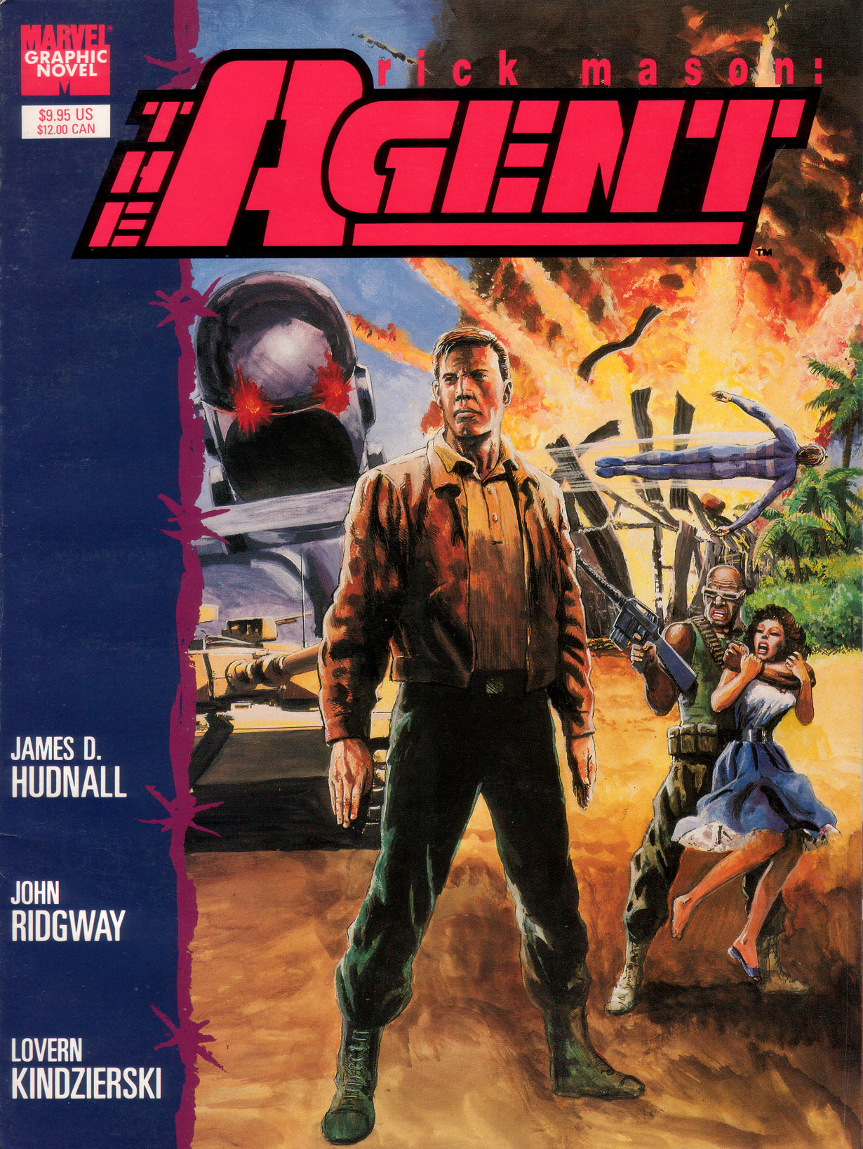 Read online Marvel Graphic Novel: Rick Mason, The Agent comic -  Issue # TPB - 1