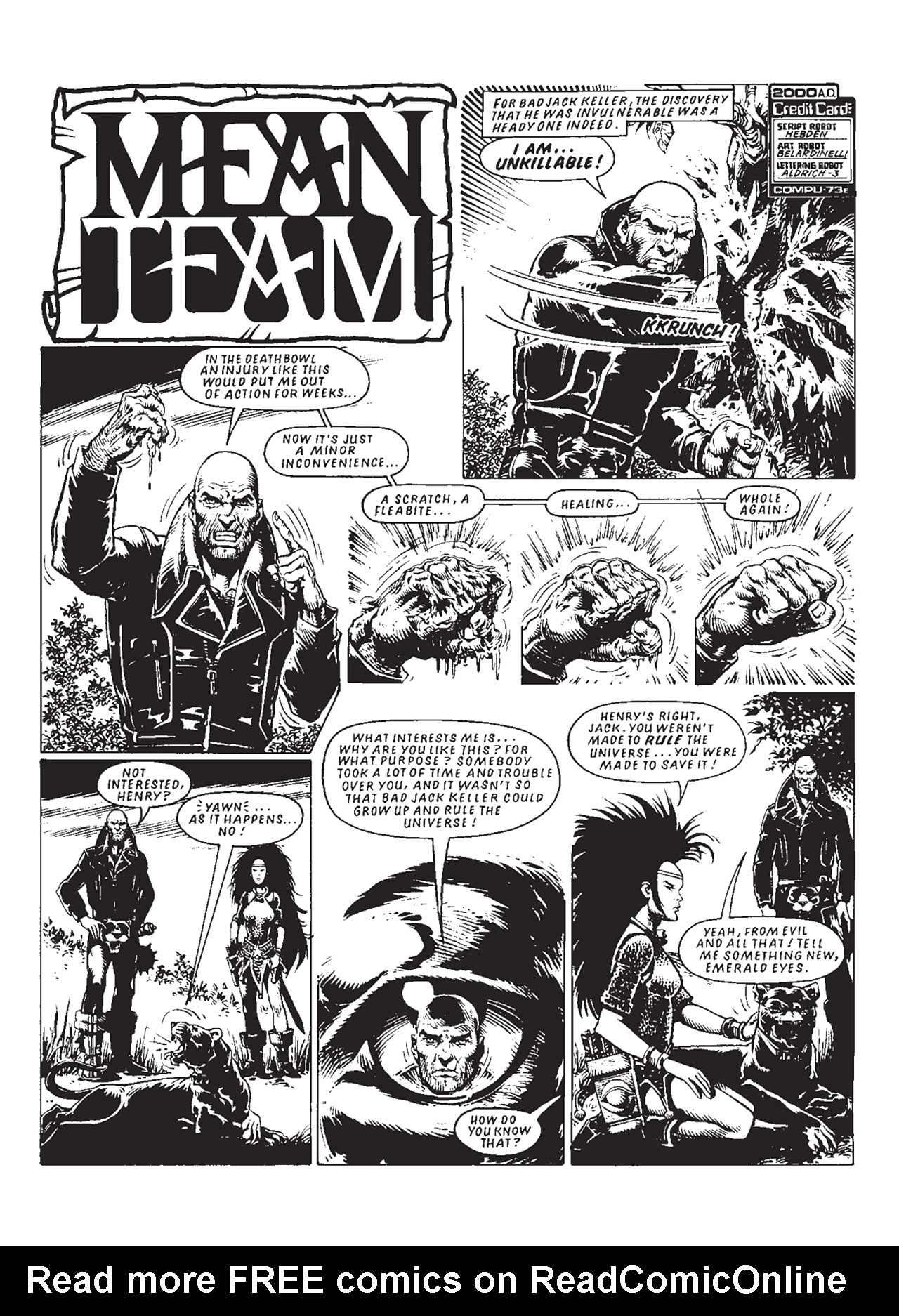 Read online Mean Team comic -  Issue # TPB - 129
