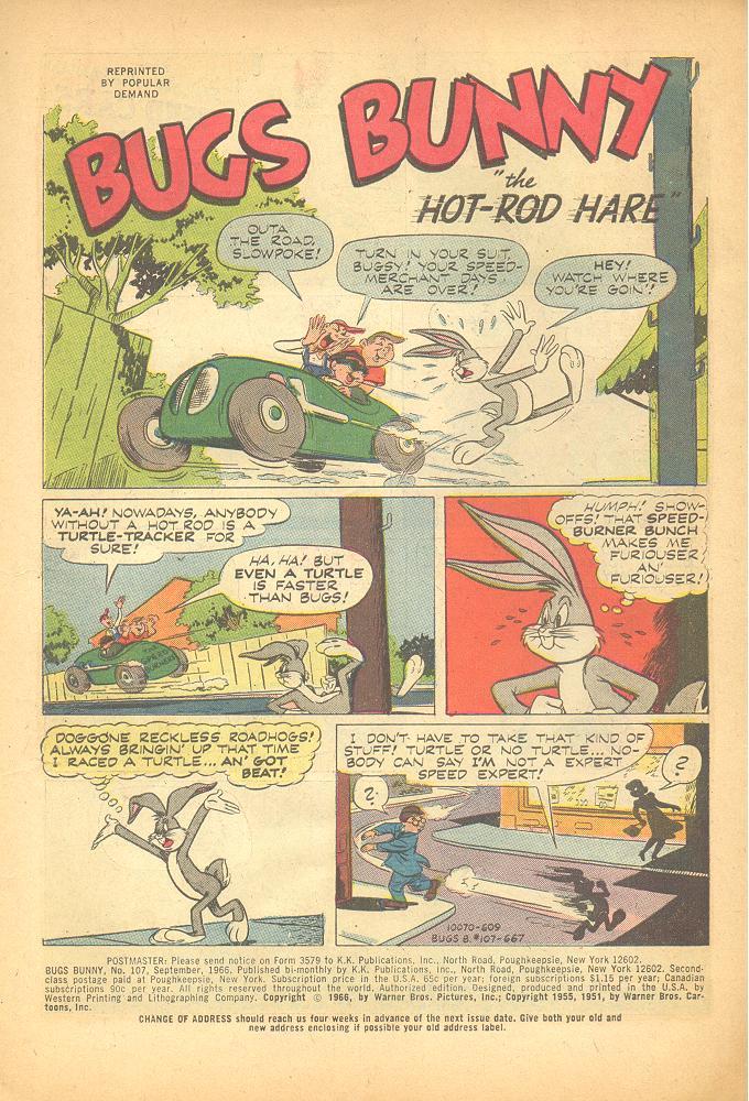 Read online Bugs Bunny comic -  Issue #107 - 2