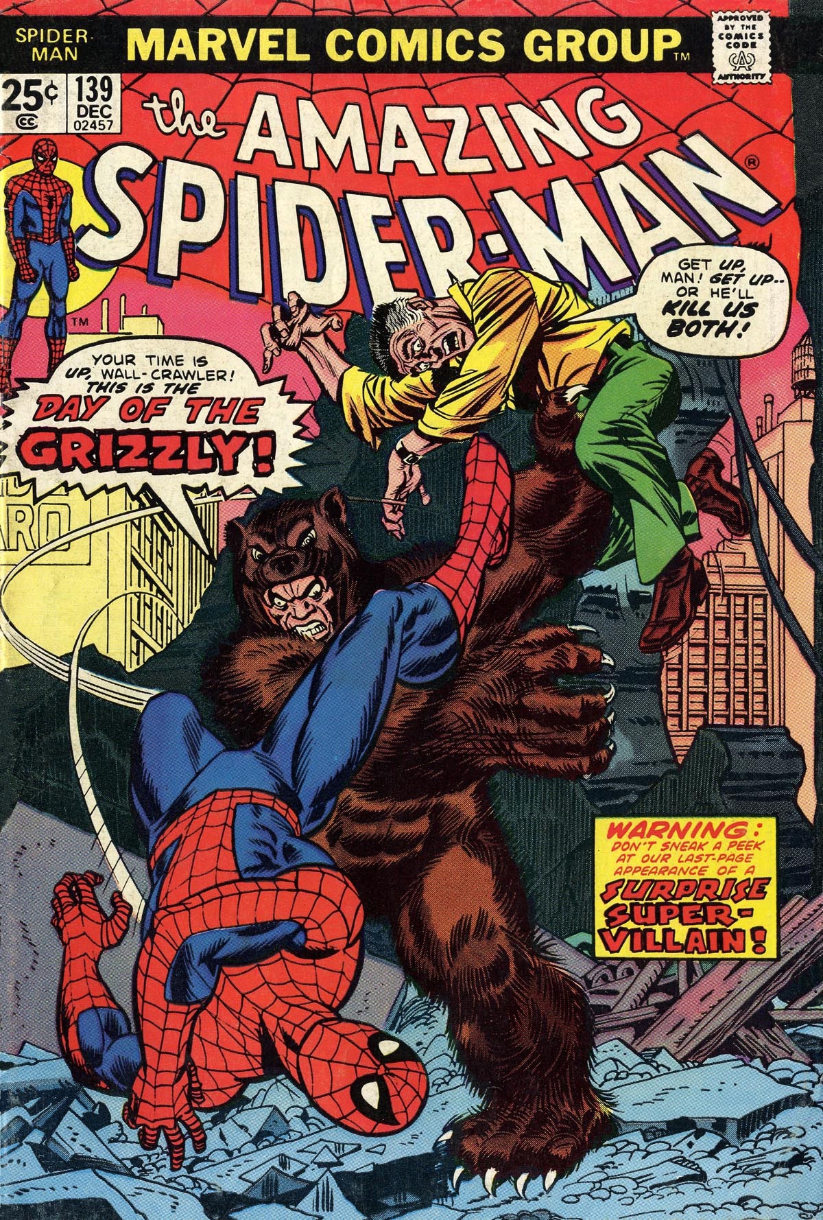 Read online The Amazing Spider-Man (1963) comic -  Issue #139 - 1