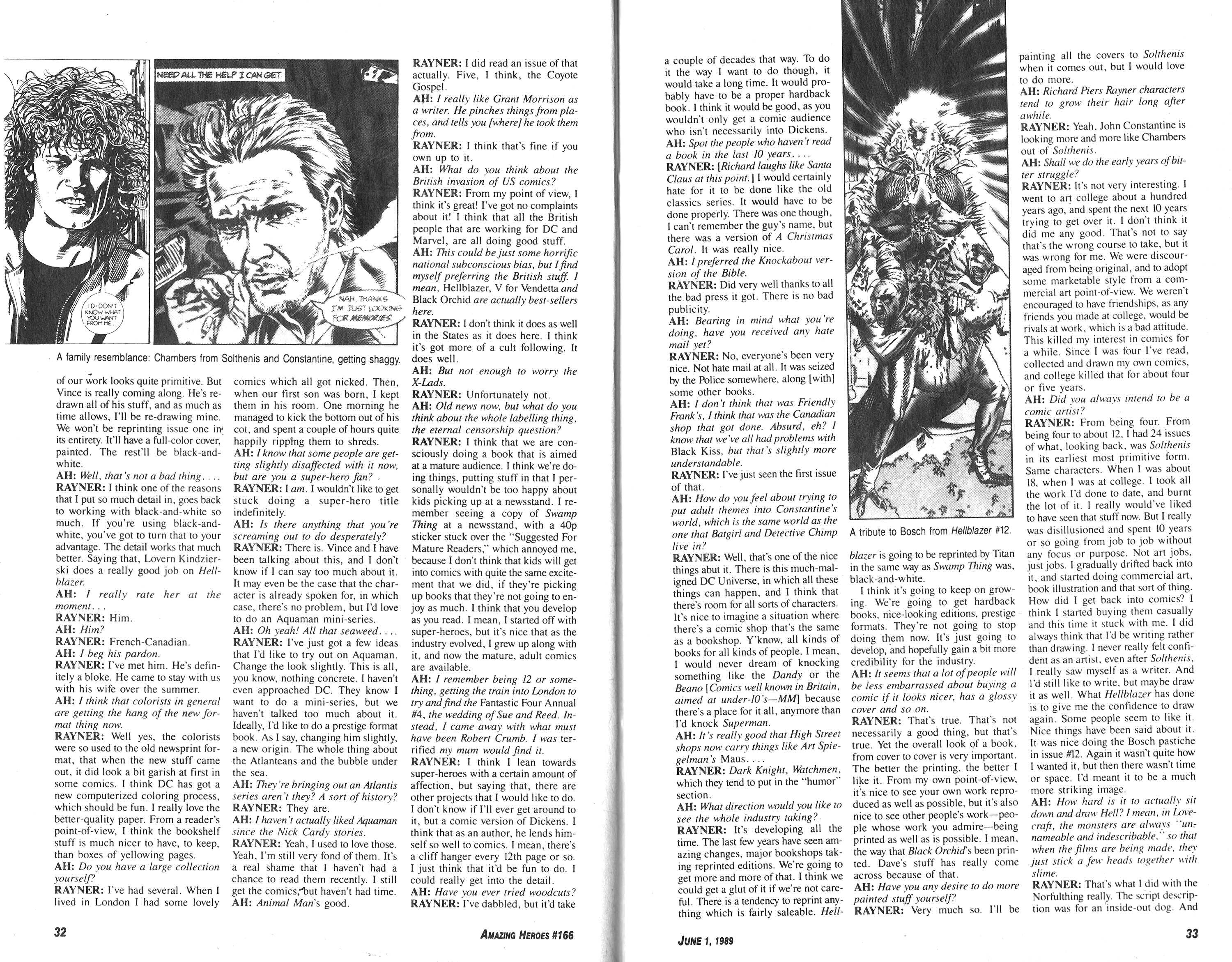 Read online Amazing Heroes comic -  Issue #166 - 17