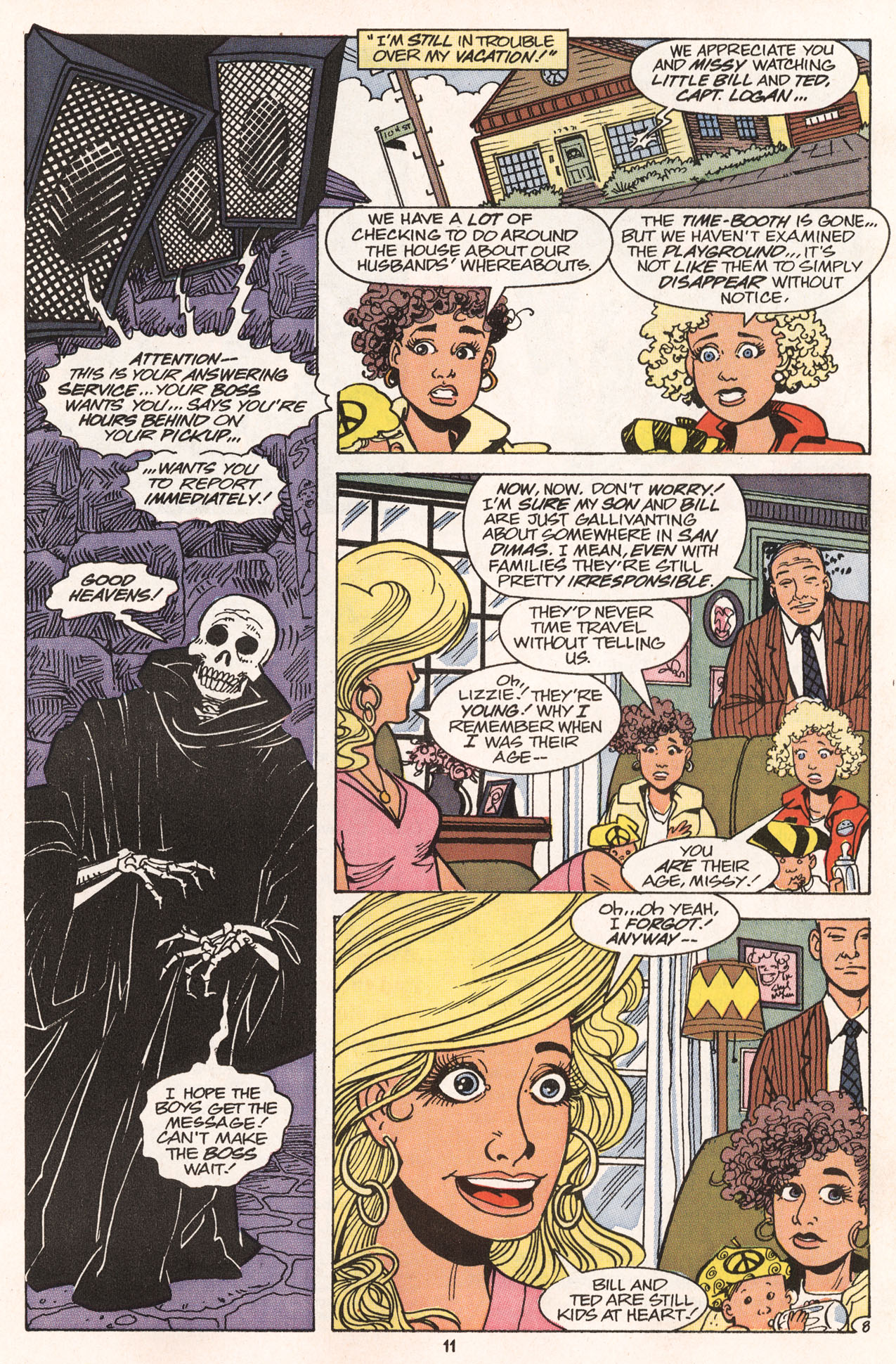 Read online Bill & Ted's Excellent Comic Book comic -  Issue #6 - 12