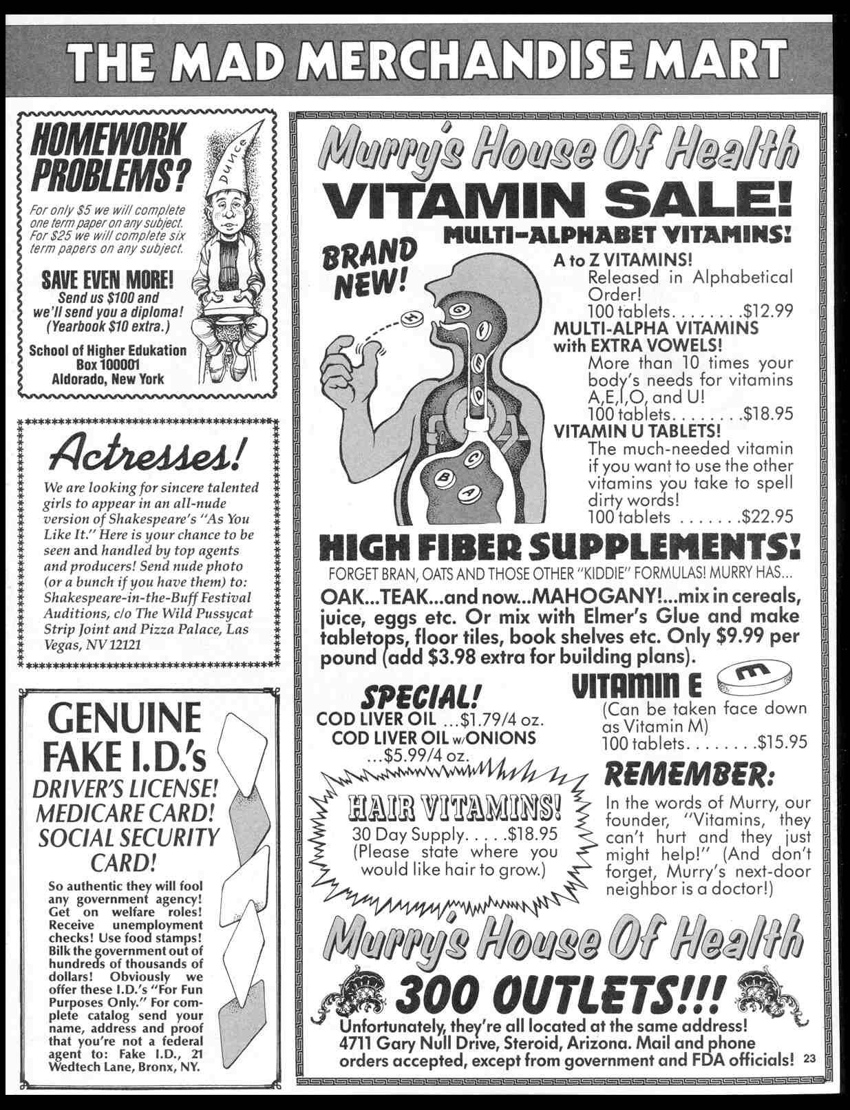 Read online MAD comic -  Issue #275 - 25