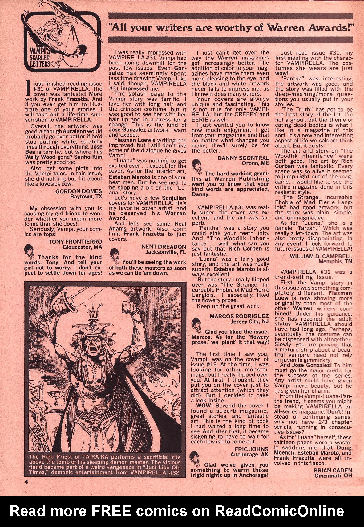 Read online Vampirella (1969) comic -  Issue #33 - 4