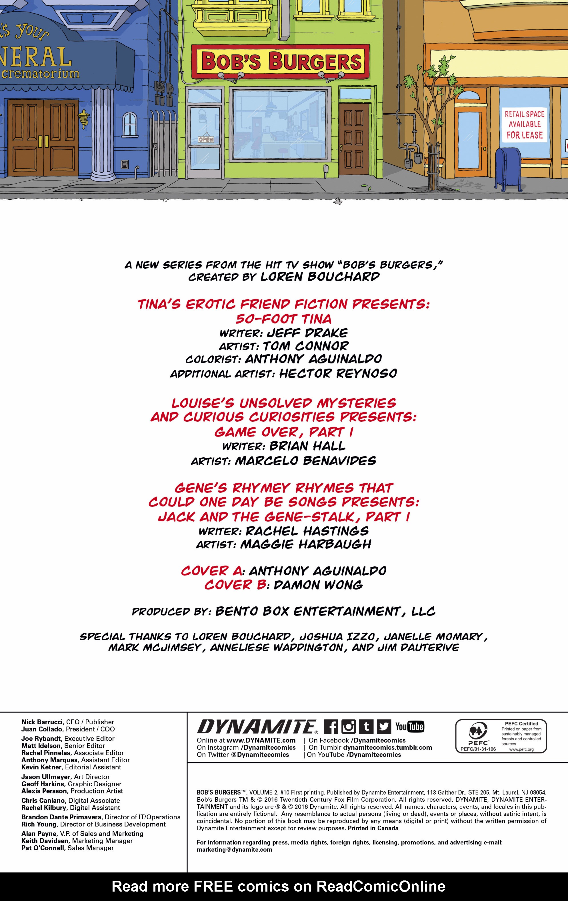 Read online Bob's Burgers (2015) comic -  Issue #10 - 2