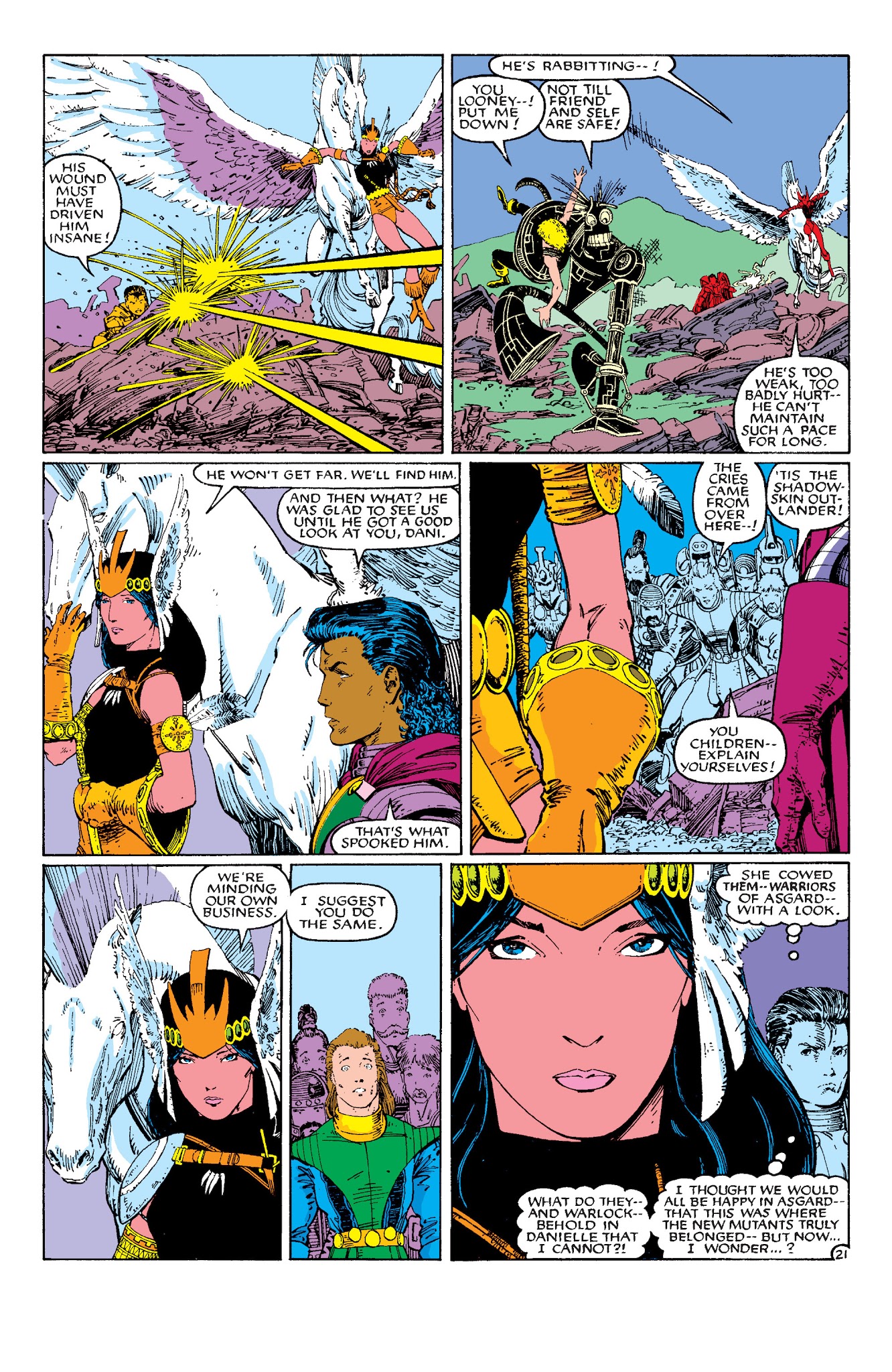 Read online New Mutants Classic comic -  Issue # TPB 5 - 91