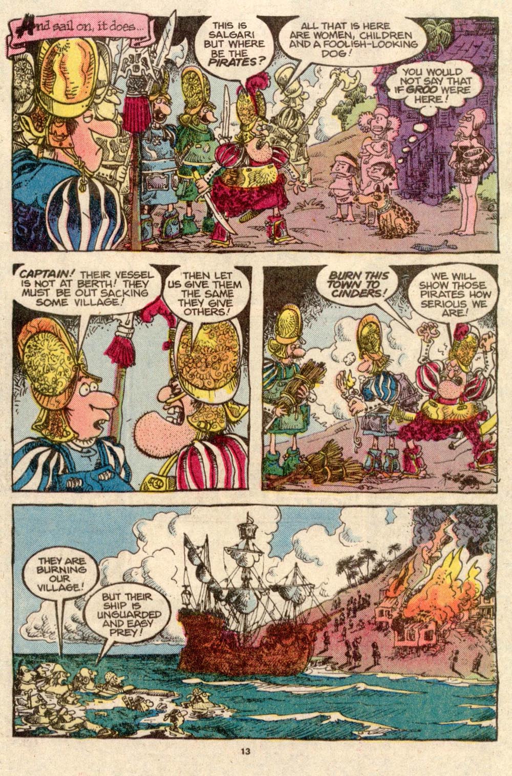 Read online Sergio Aragonés Groo the Wanderer comic -  Issue #33 - 13