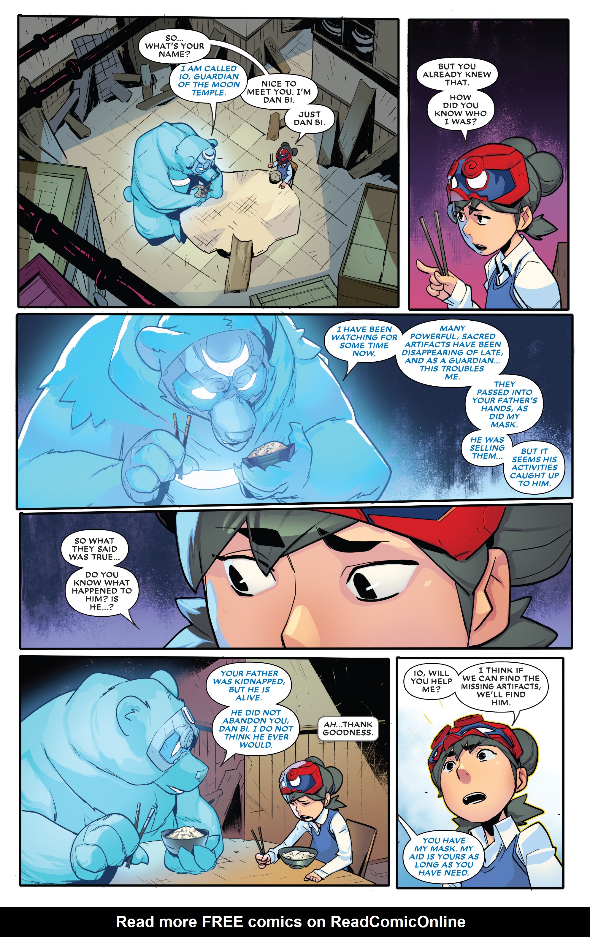 Read online Future Fight Firsts: Luna Snow comic -  Issue #Future Fight Firsts Crescent and Io - 19