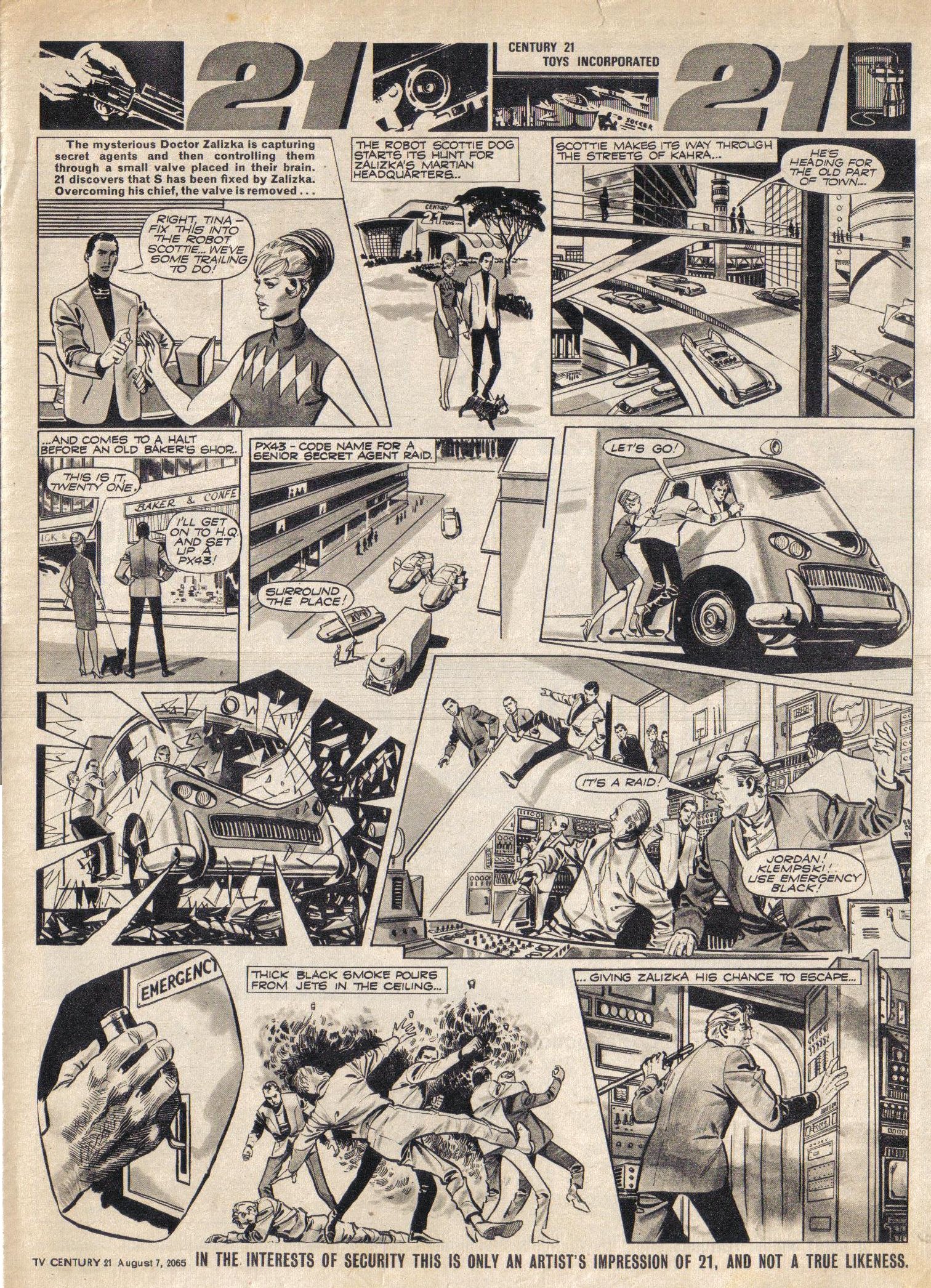 Read online TV Century 21 (TV 21) comic -  Issue #29 - 8