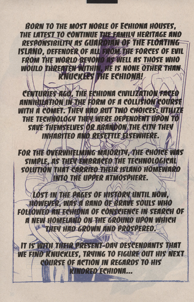 Read online Knuckles the Echidna comic -  Issue #11 - 4