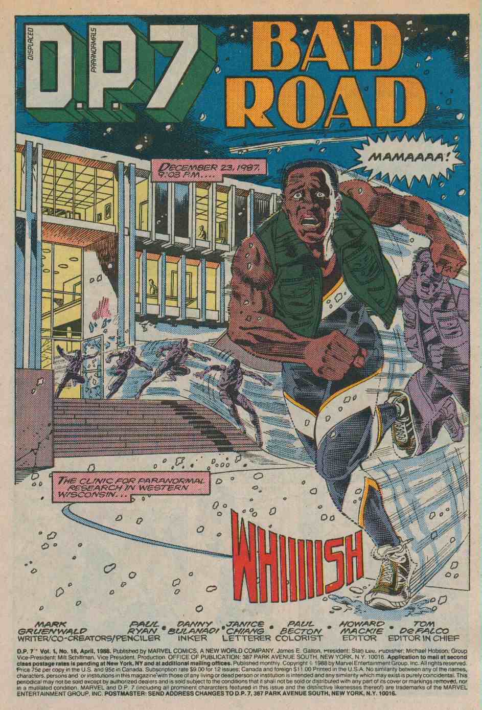 Read online D.P.7 comic -  Issue #18 - 2