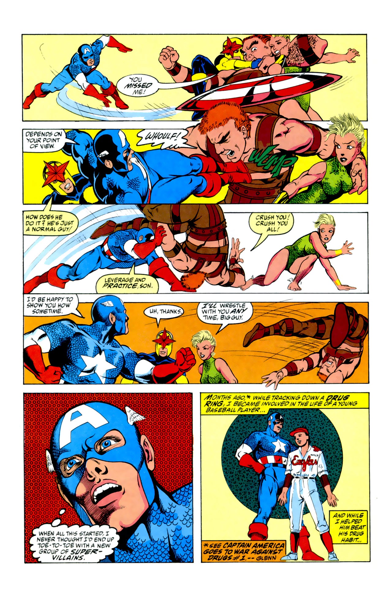 Read online Captain America Goes to War Against Drugs comic -  Issue #2 - 5