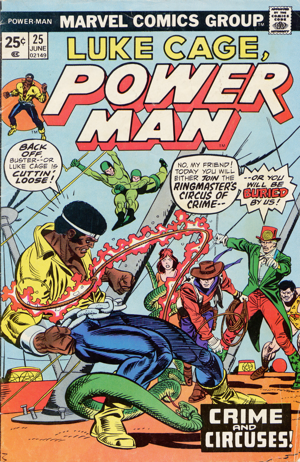 Read online Power Man comic -  Issue #25 - 1
